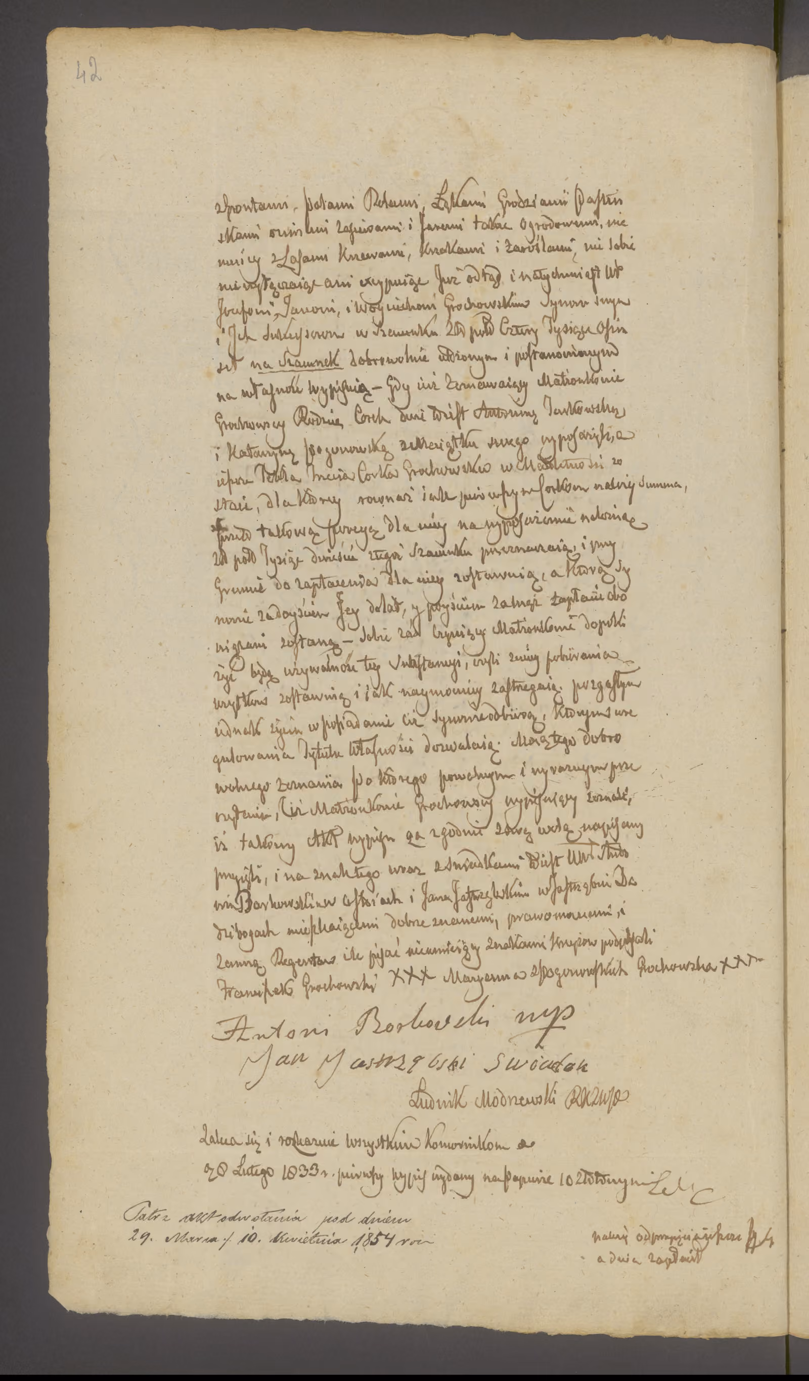 Modrzewski 22/1833, s. 2