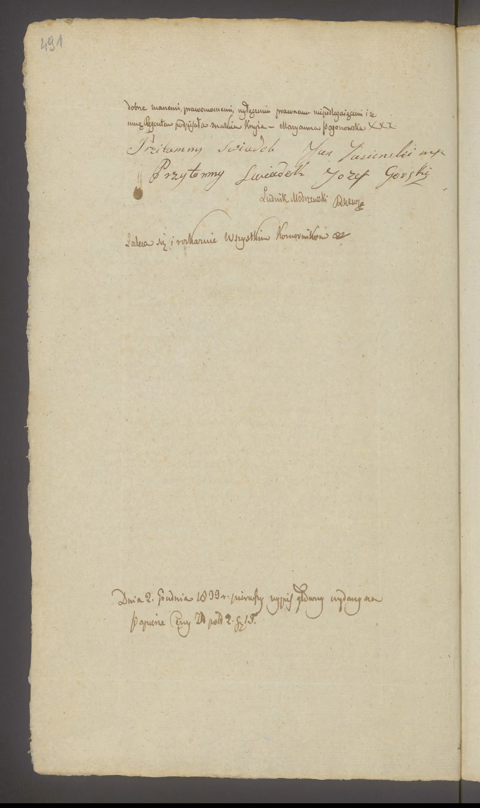 Modrzewski 230/1833, s. 2