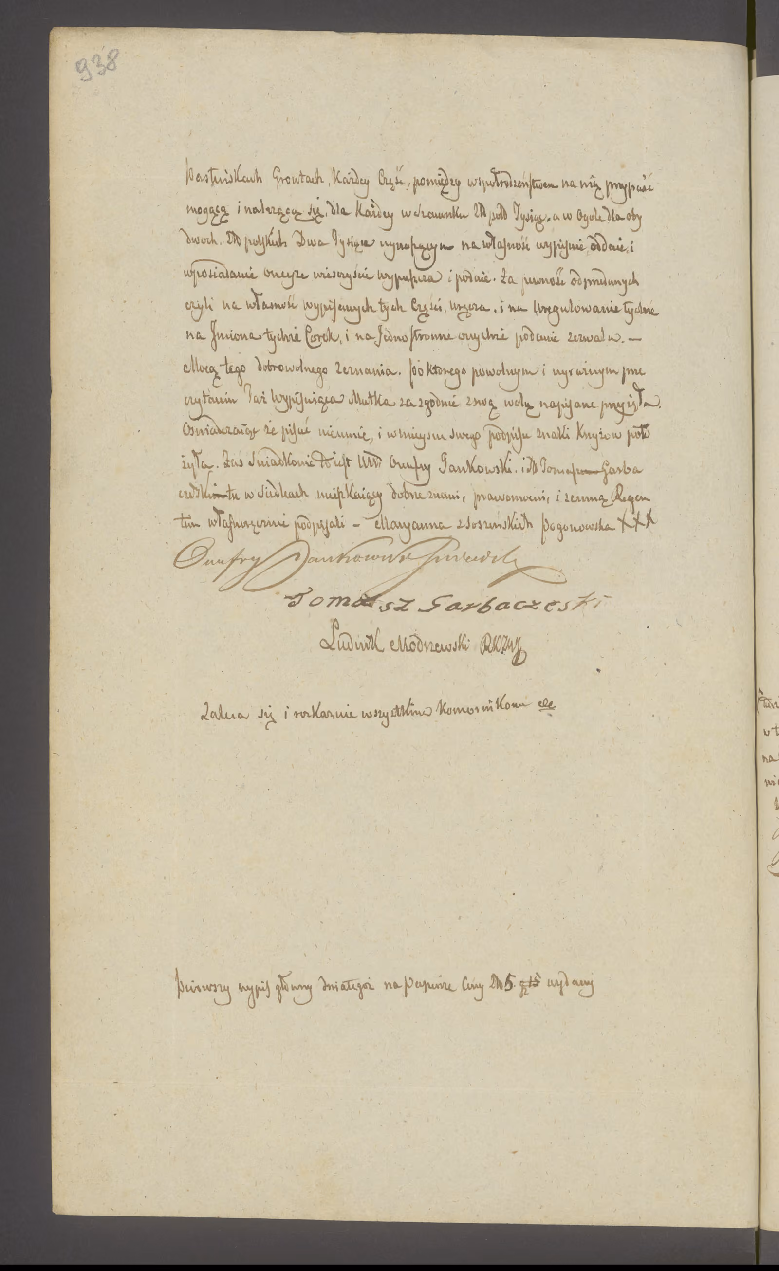 Modrzewski 399/1833, s. 2