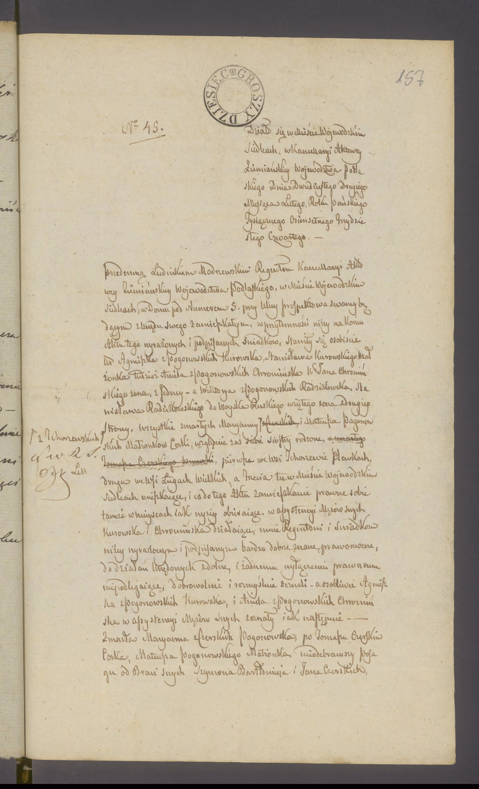 Modrzewski 45/1834, s. 1