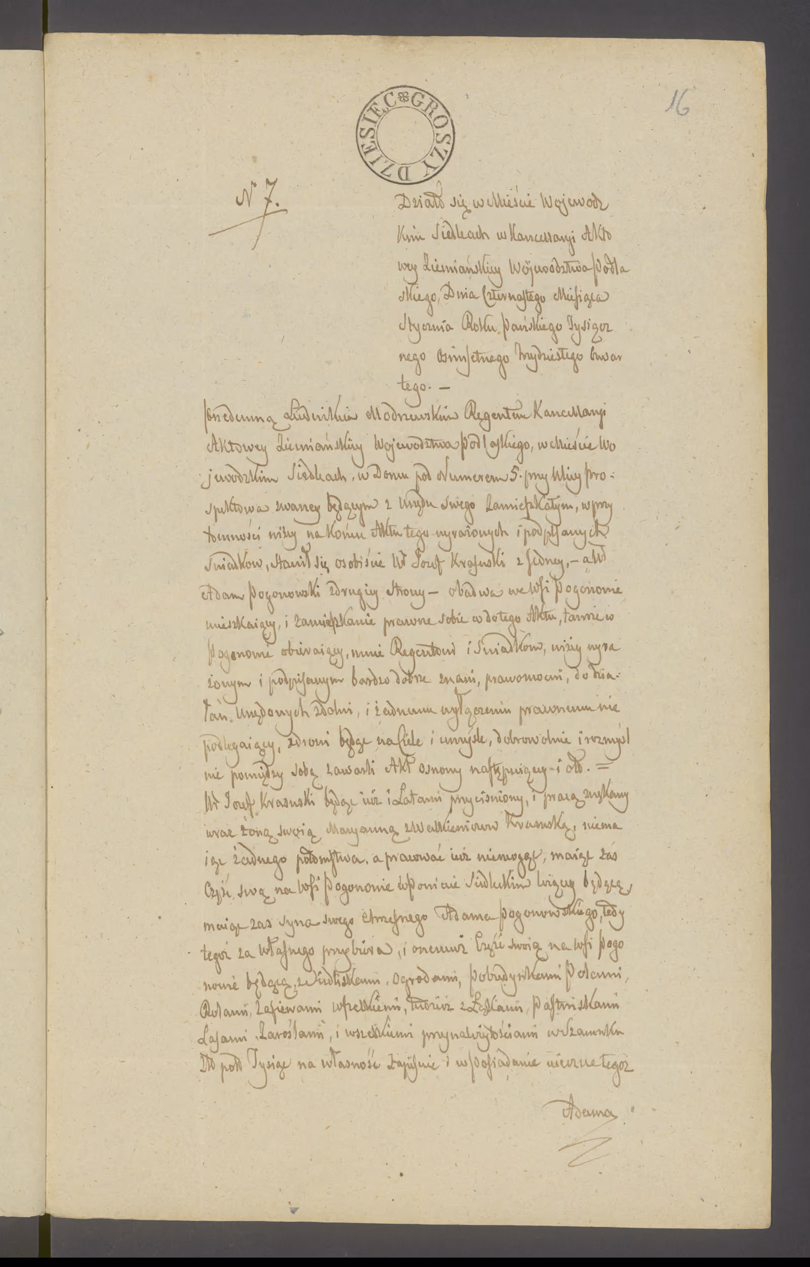 Modrzewski 7/1834, s. 1