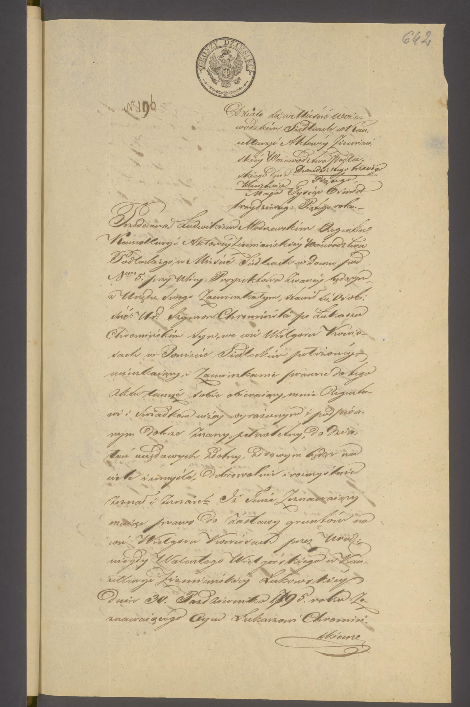 Modrzewski 196/1835, s. 1
