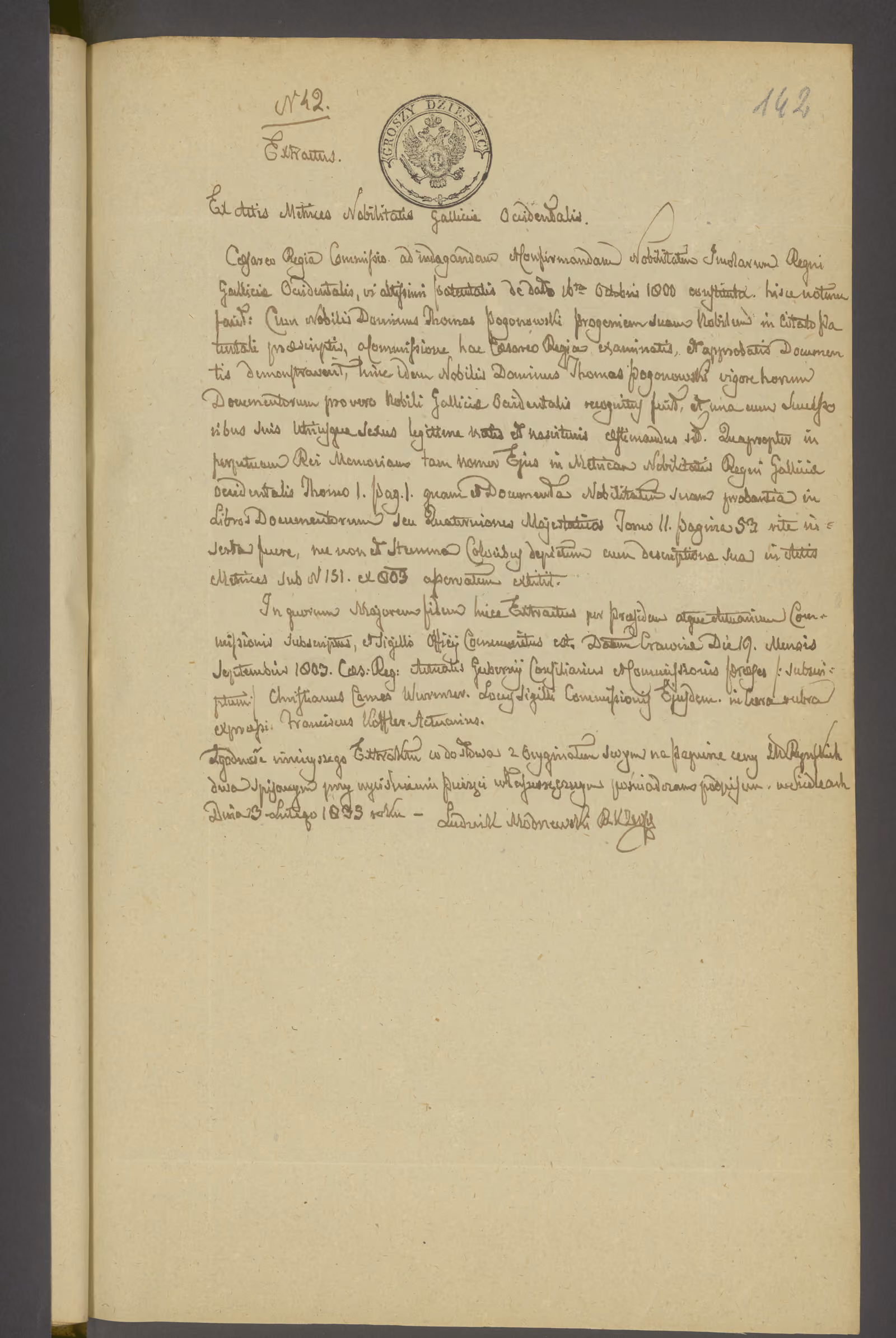 Modrzewski 42/1835, s. 1
