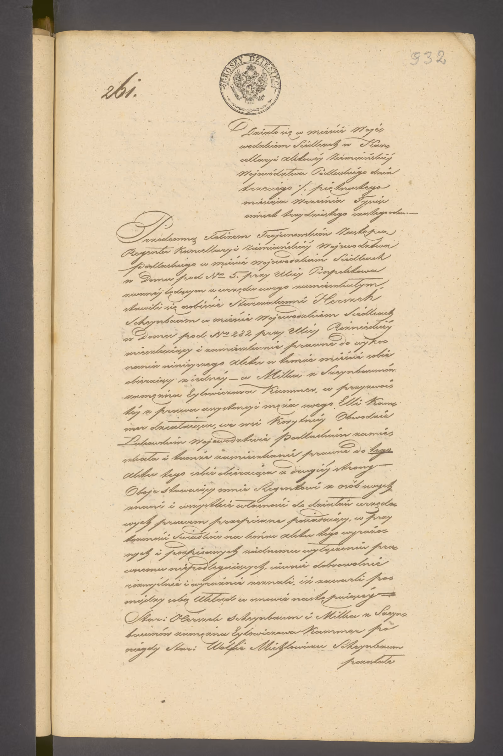 Modrzewski 261/1836, s. 1