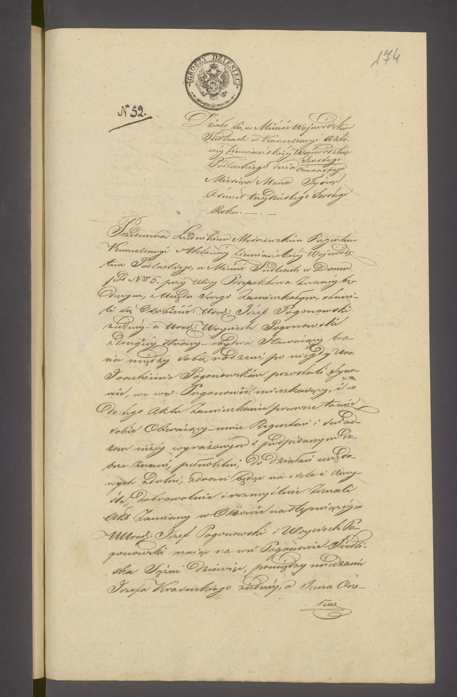 Modrzewski 52/1836, s. 1