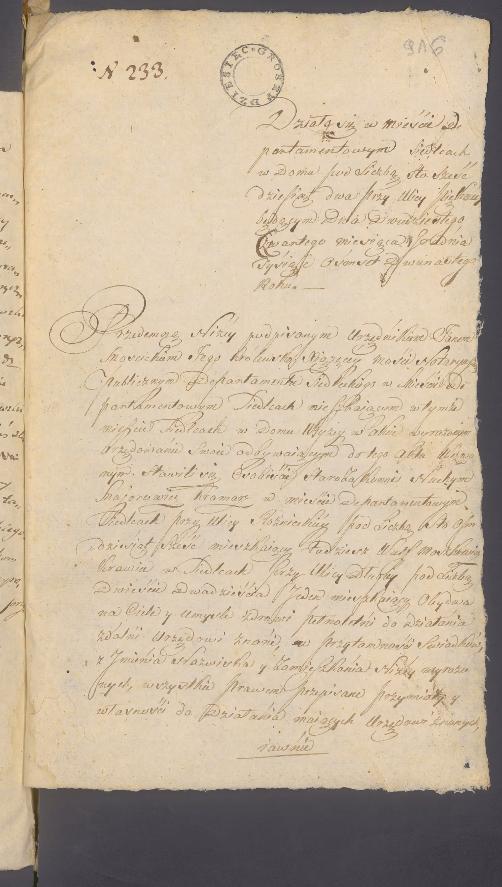 Mościcki 233/1812, s. 1