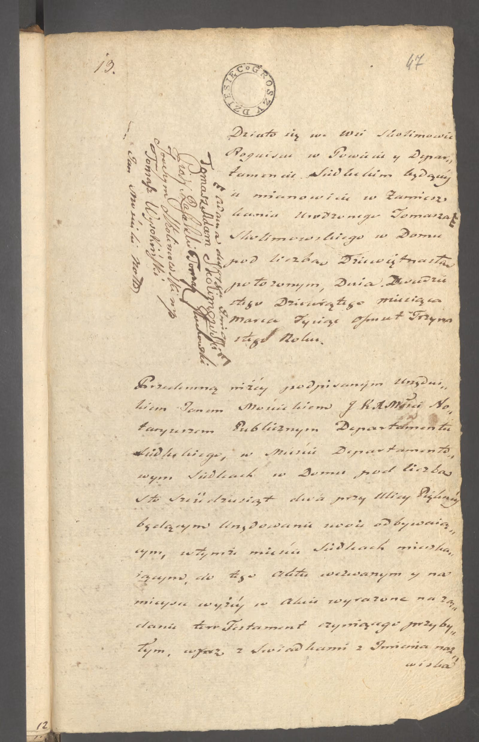 Mościcki 13/1813, s. 1