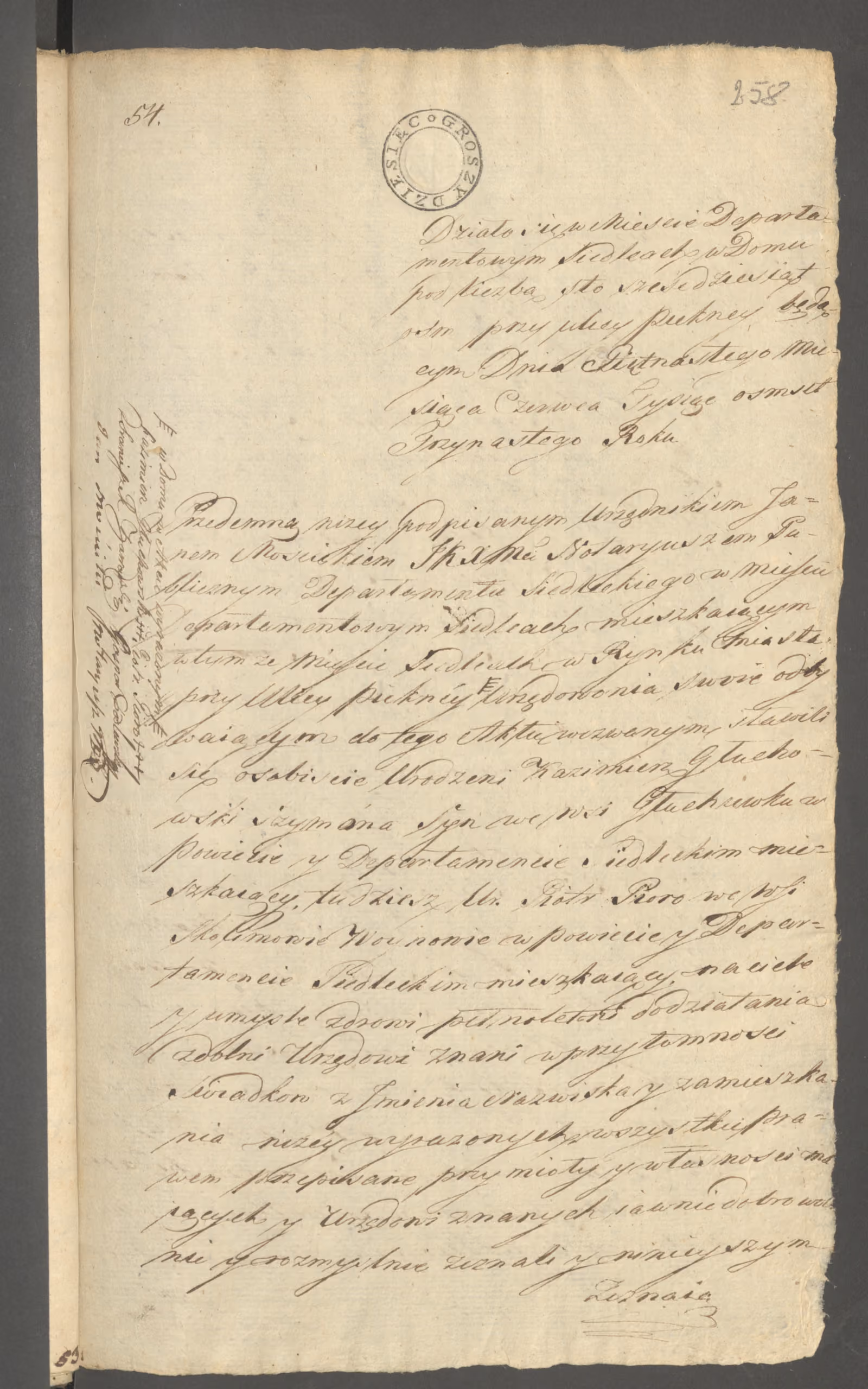 Mościcki 54/1813, s. 1