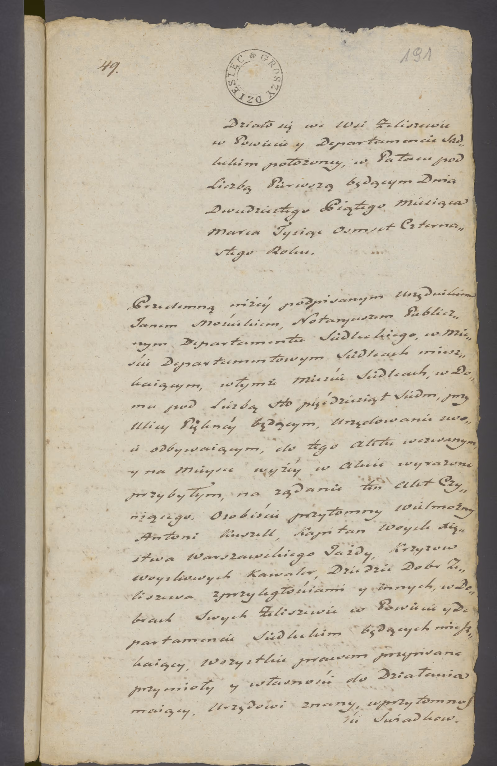 Mościcki 49/1814, s. 1