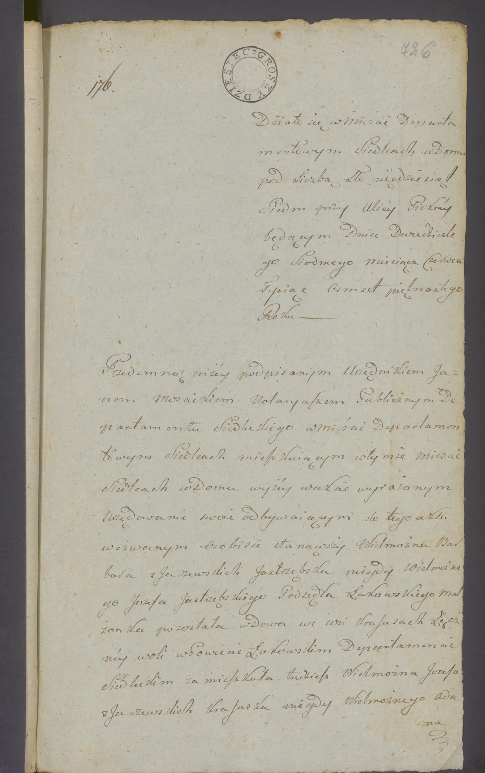 Mościcki 176/1815, s. 1