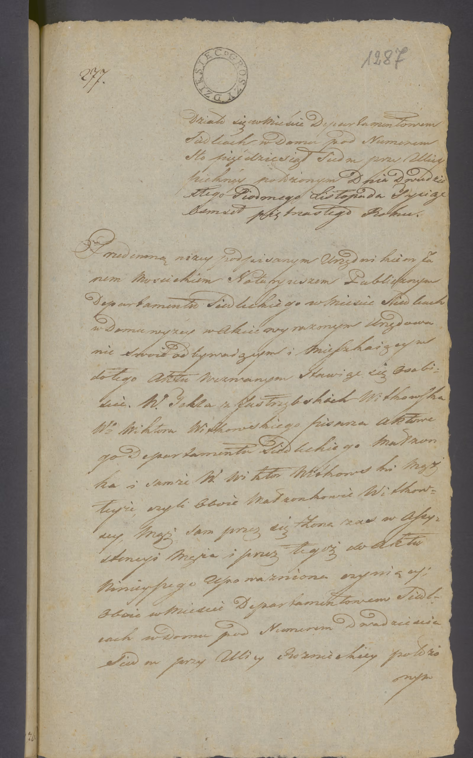 Mościcki 277/1815, s. 1