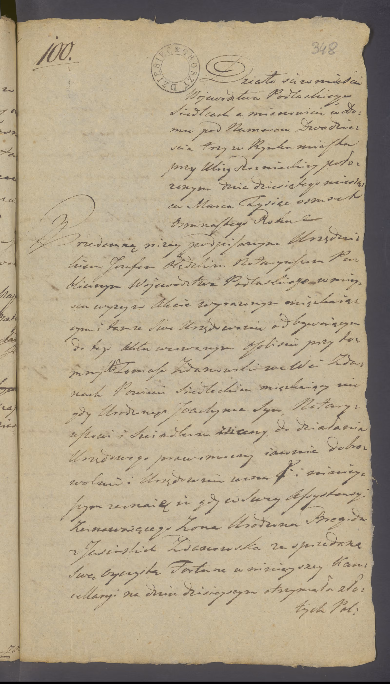 Olędzki 100/1818, s. 1