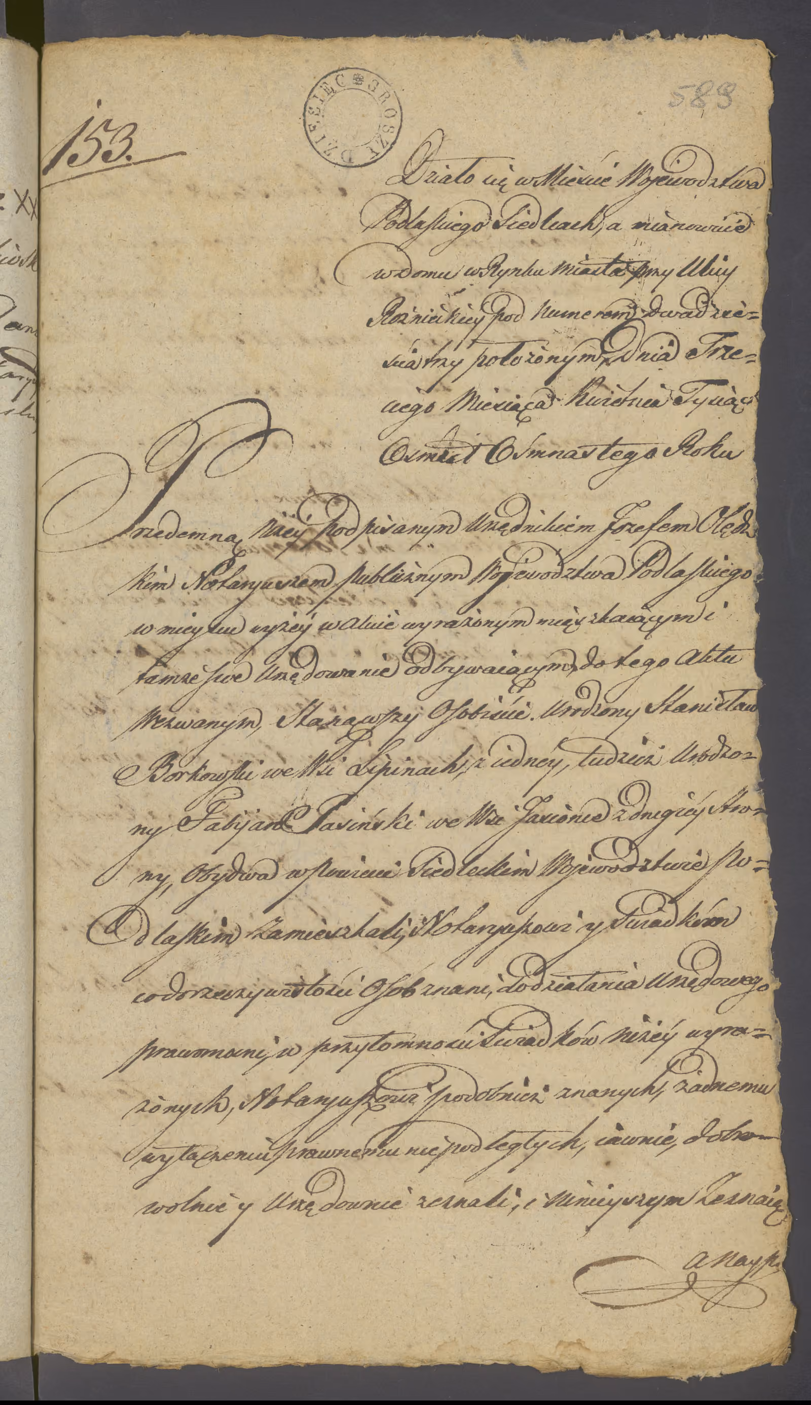 Olędzki 153/1818, s. 1