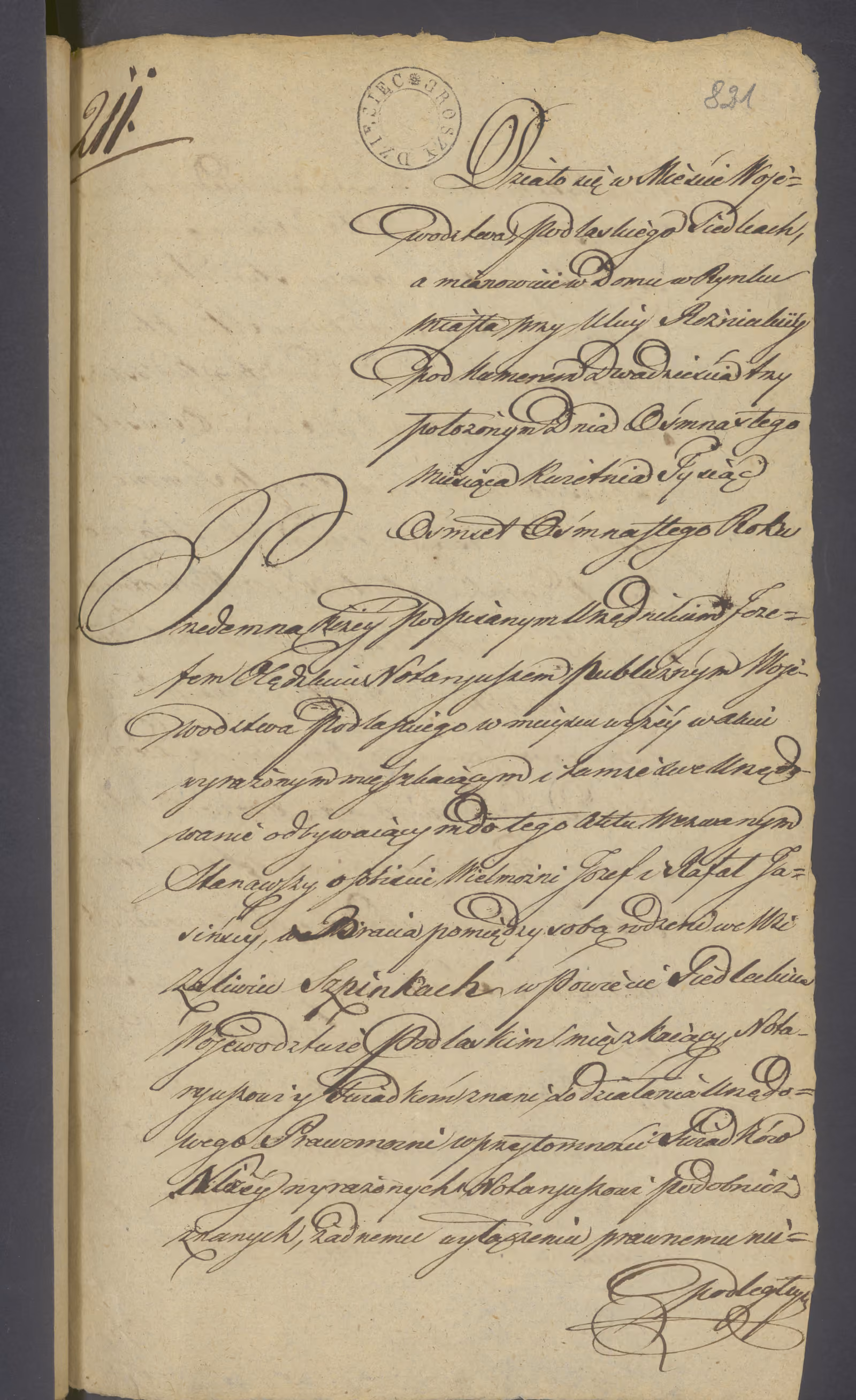 Olędzki 211/1818, s. 1