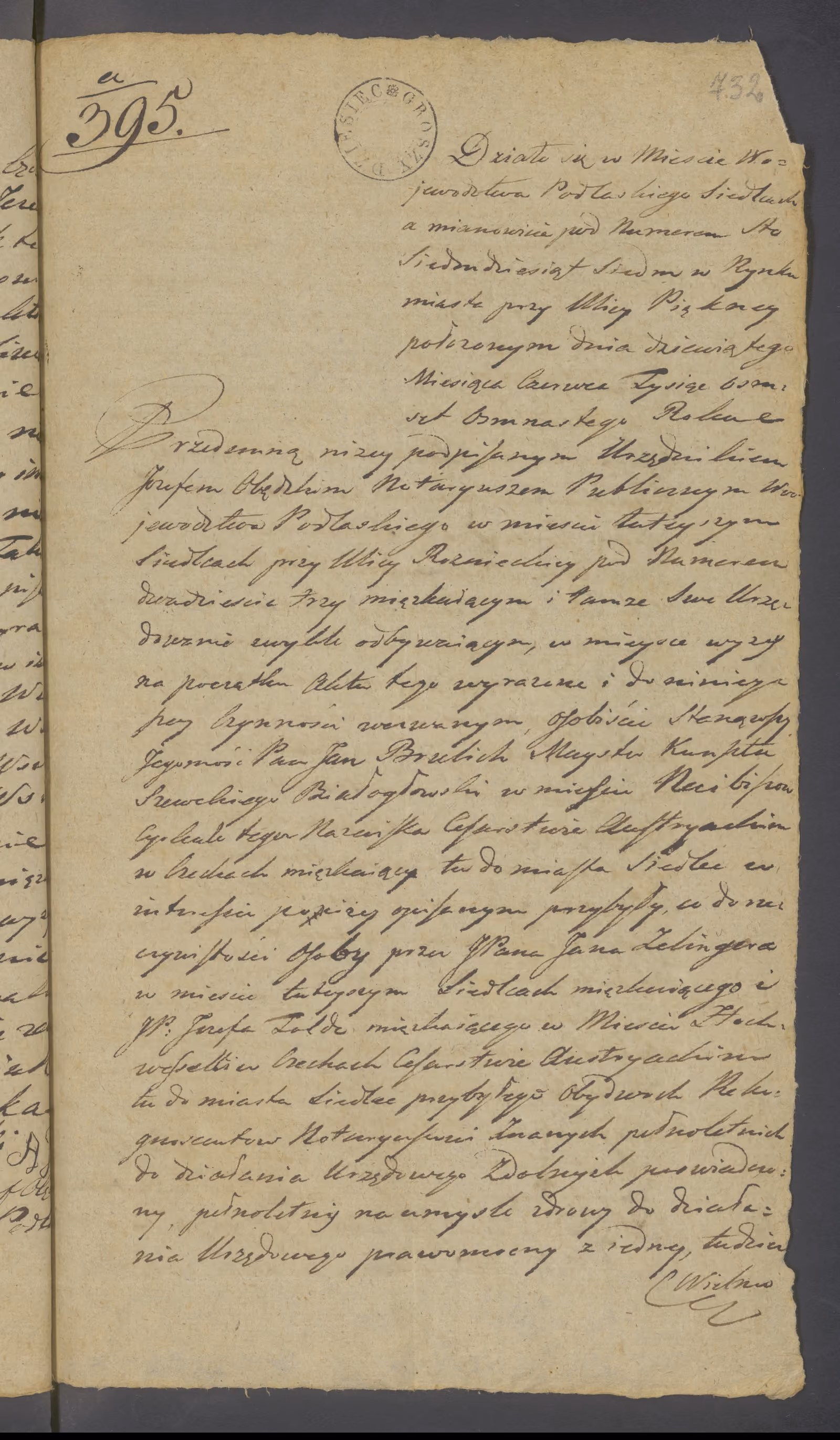 Olędzki 395/1818, s. 1