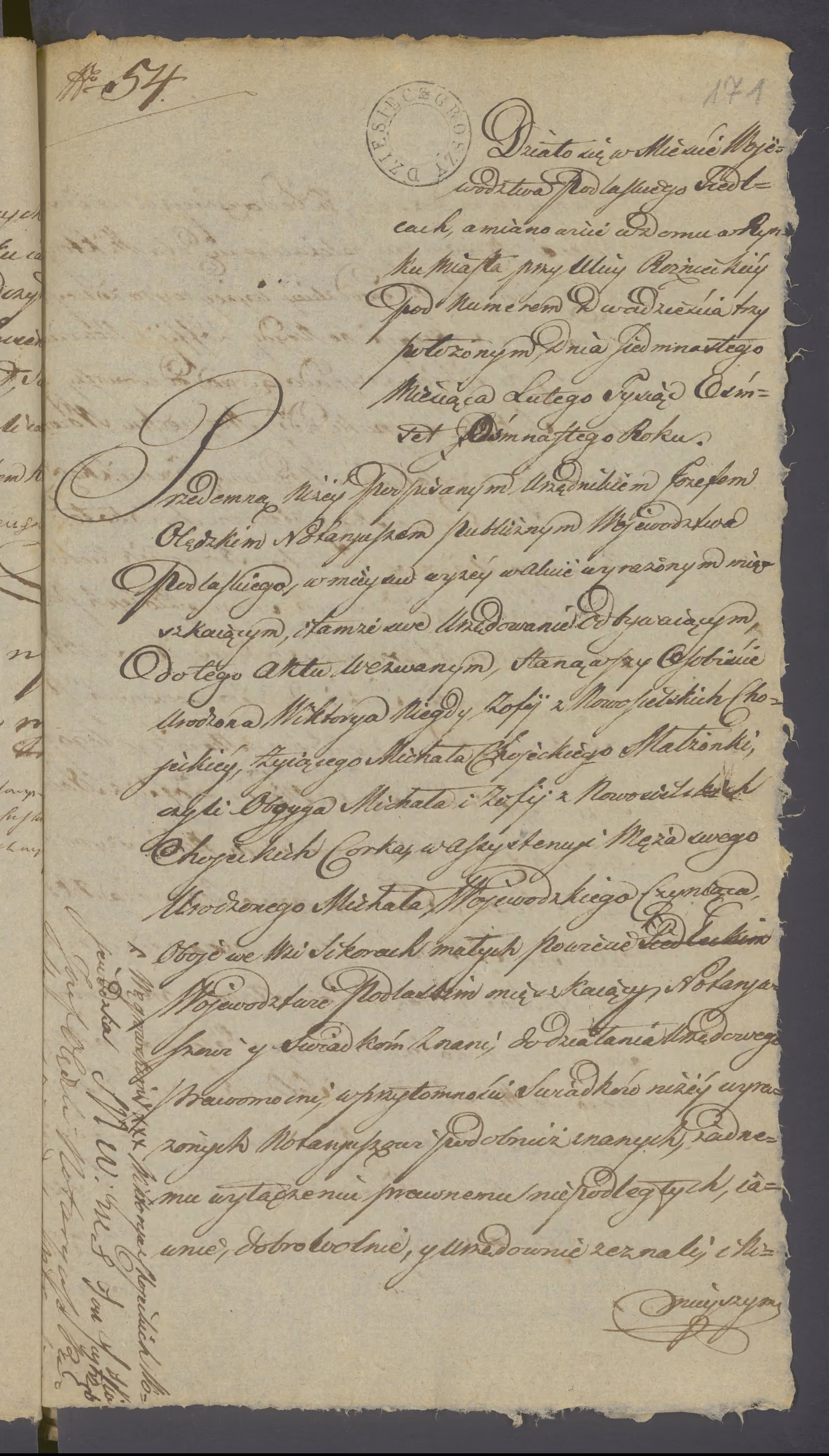 Olędzki 54/1818, s. 1