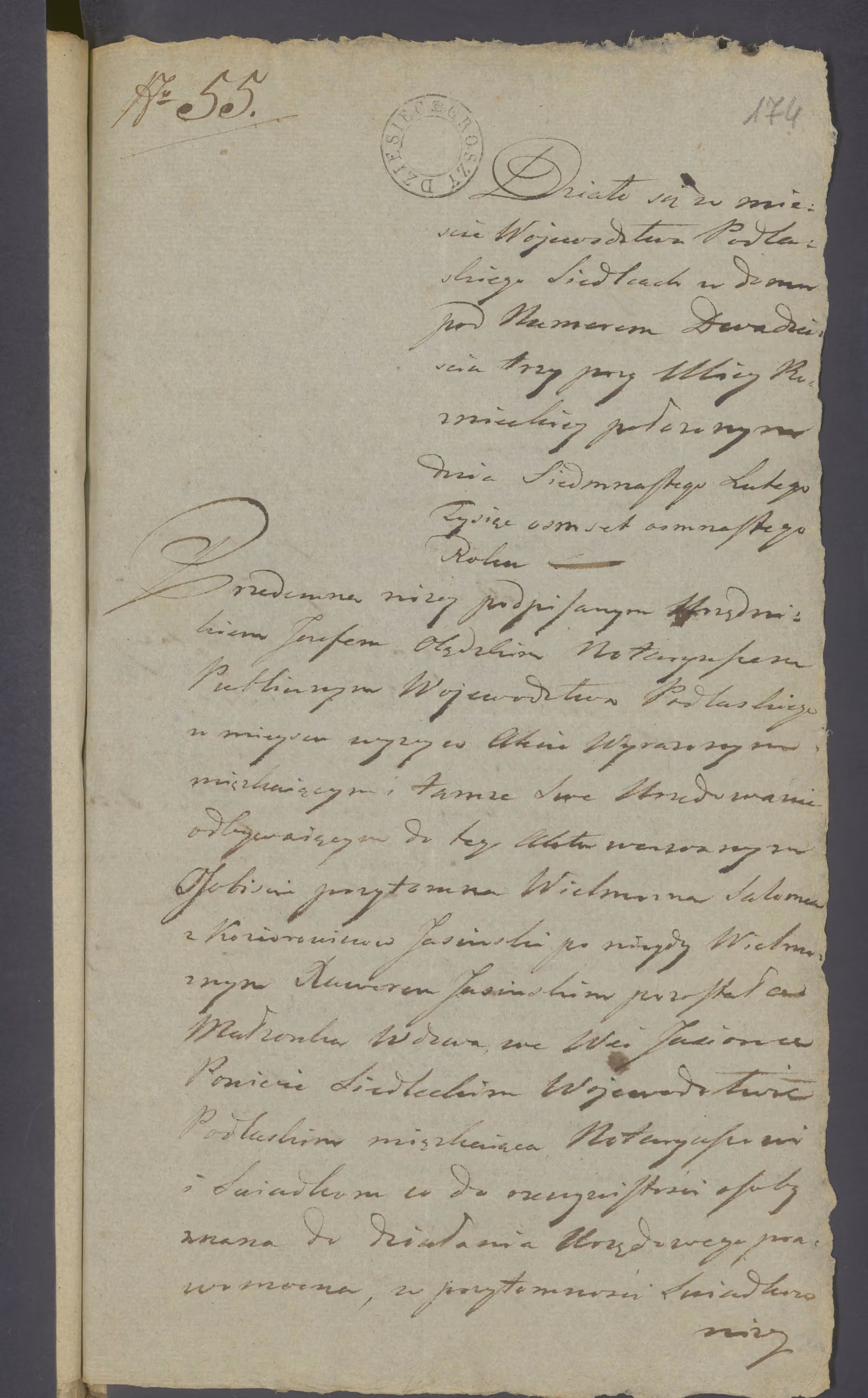 Olędzki 55/1818, s. 1