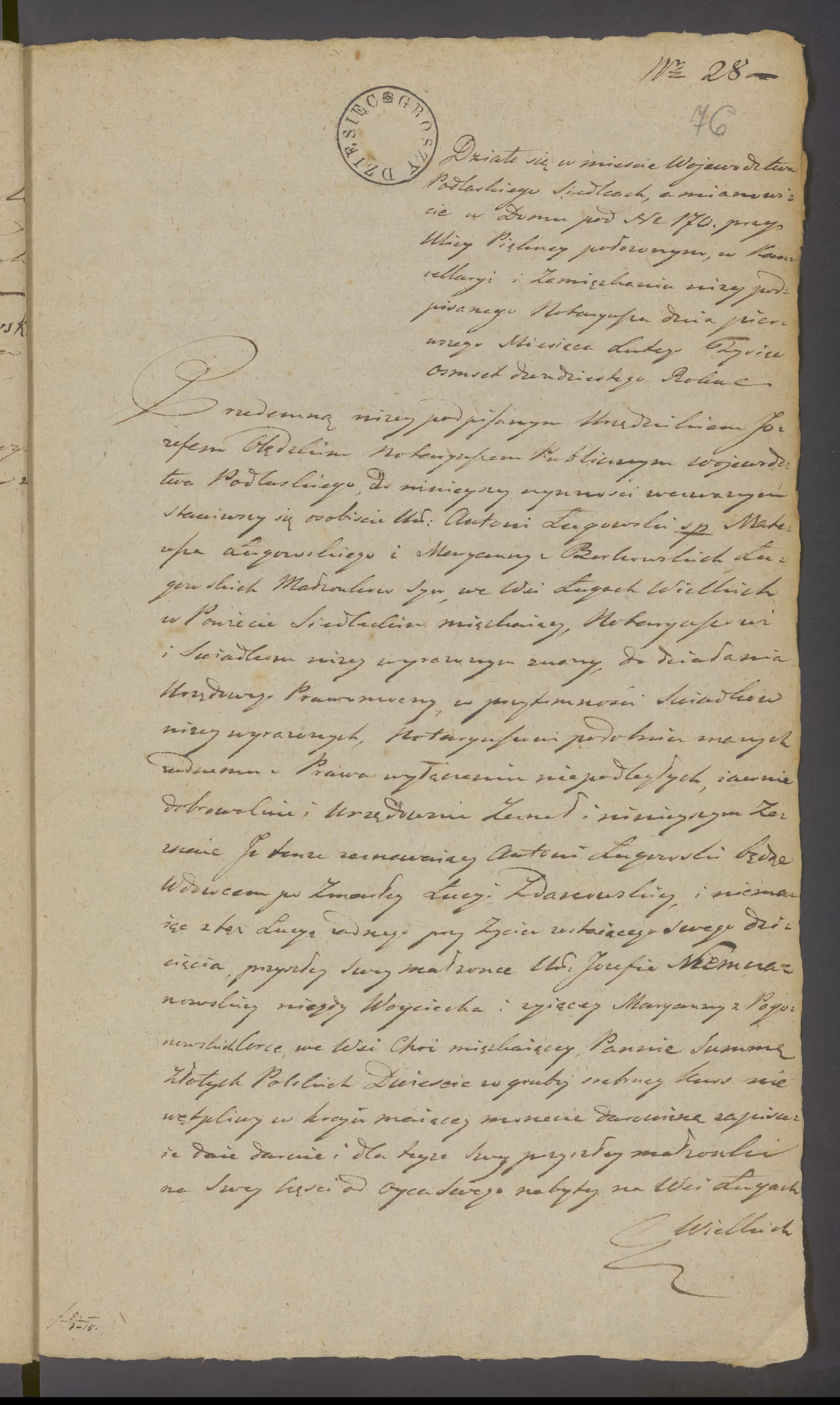 Olędzki 28/1820, s. 1