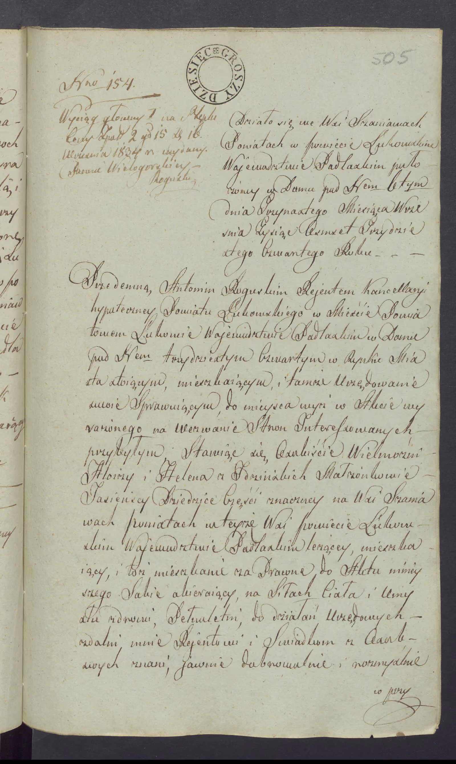 Roguski 154/1834, s. 1