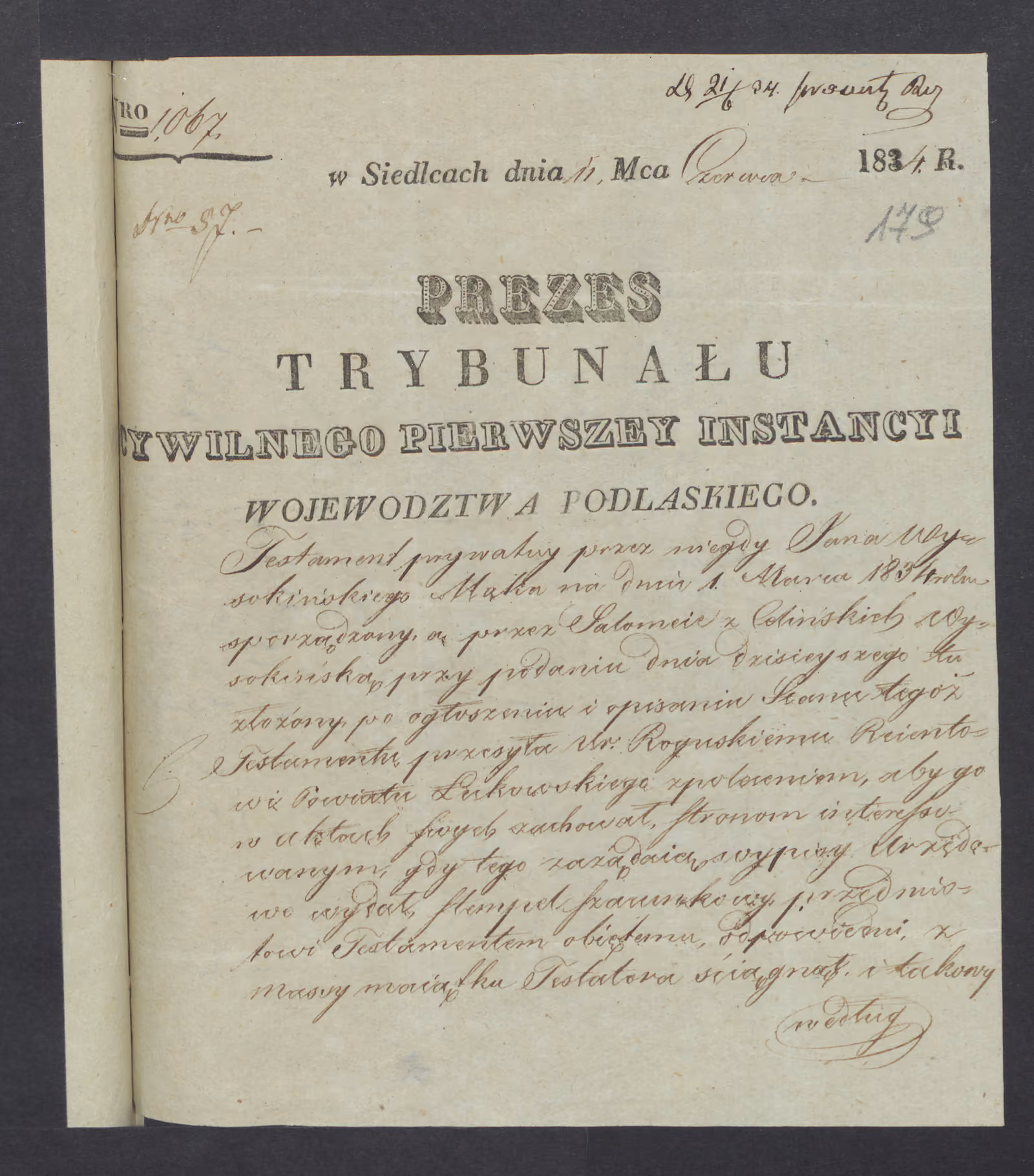 Roguski 57/1834, s. 1