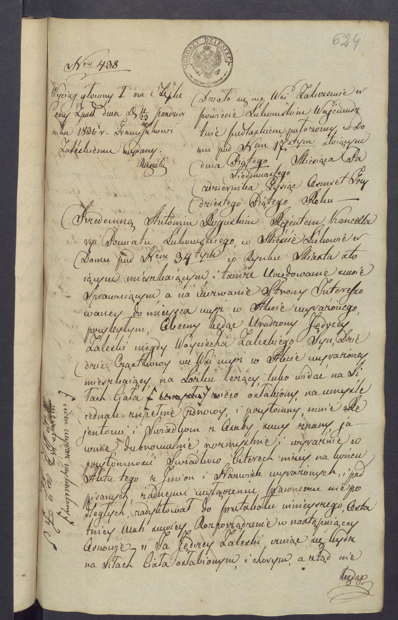 Roguski 438/1835, s. 1