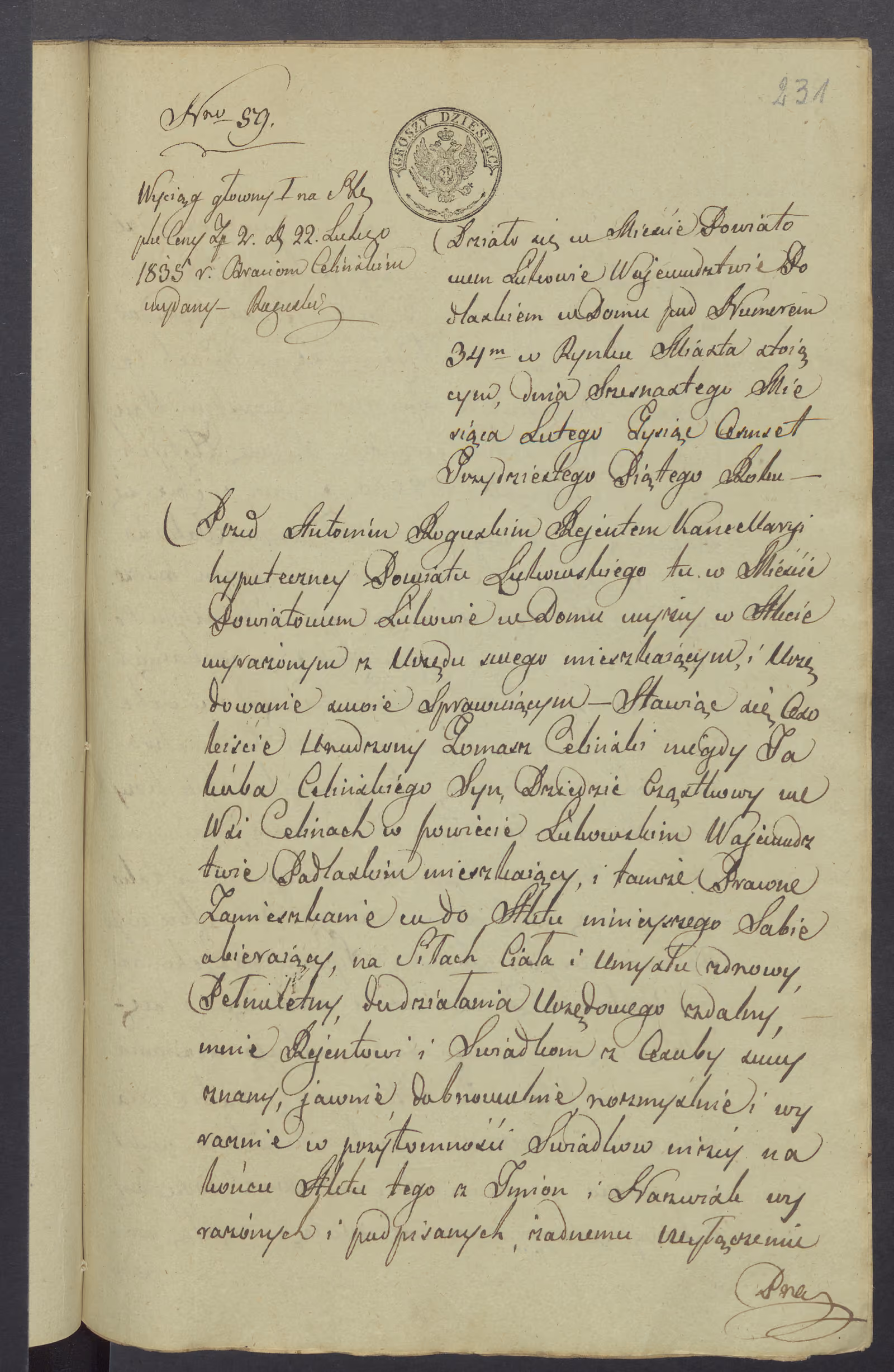 Roguski 59/1835, s. 1