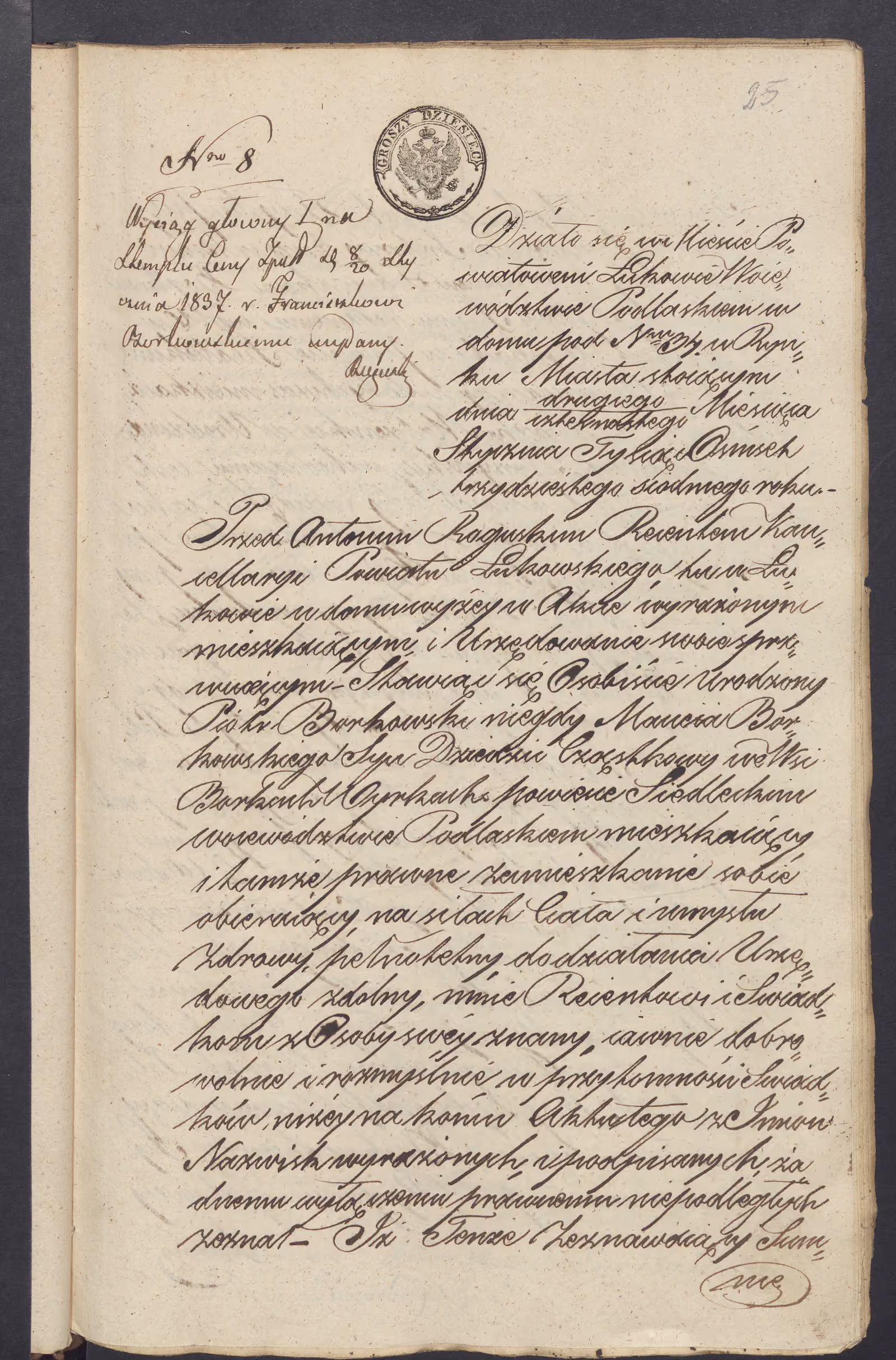 Roguski 8/1837, s. 1