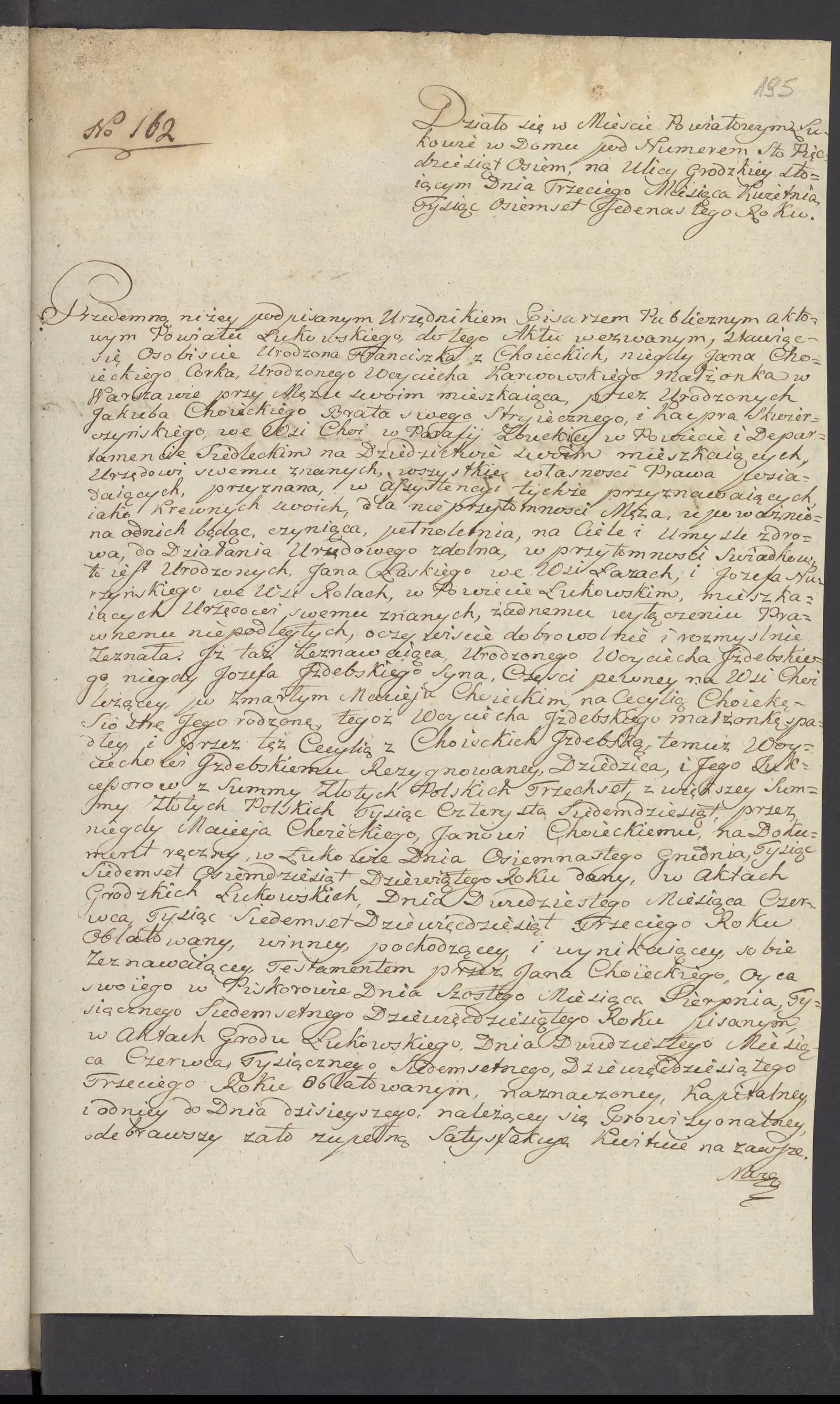 Szaniawski 162/1811, s. 1