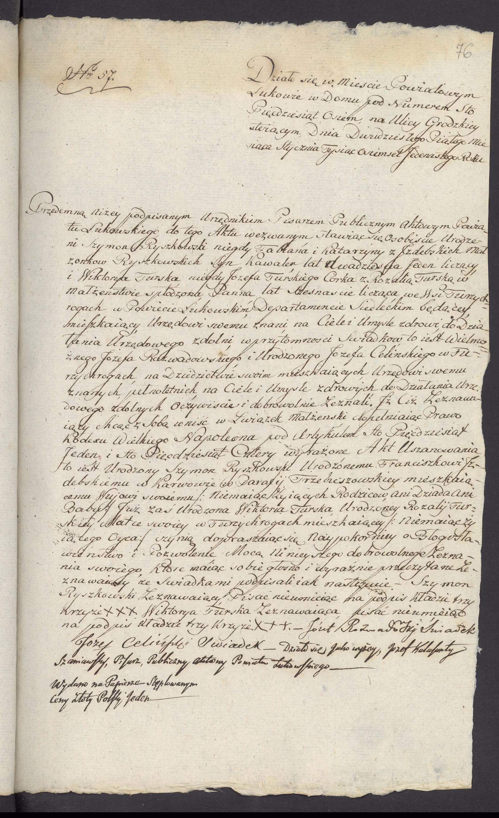 Szaniawski 57/1811, s. 1