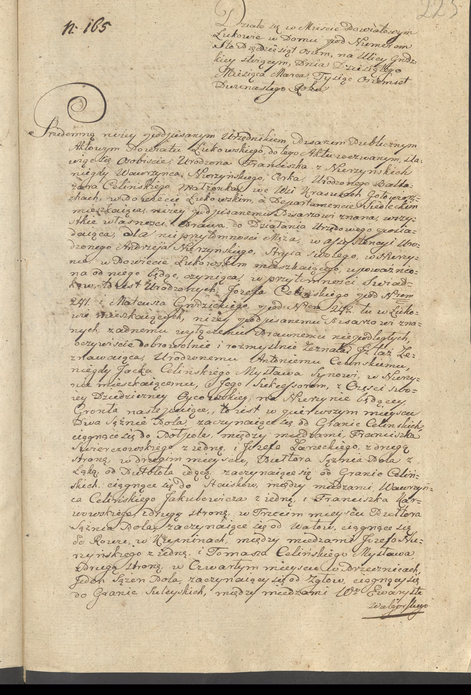 Szaniawski 165/1812, s. 1