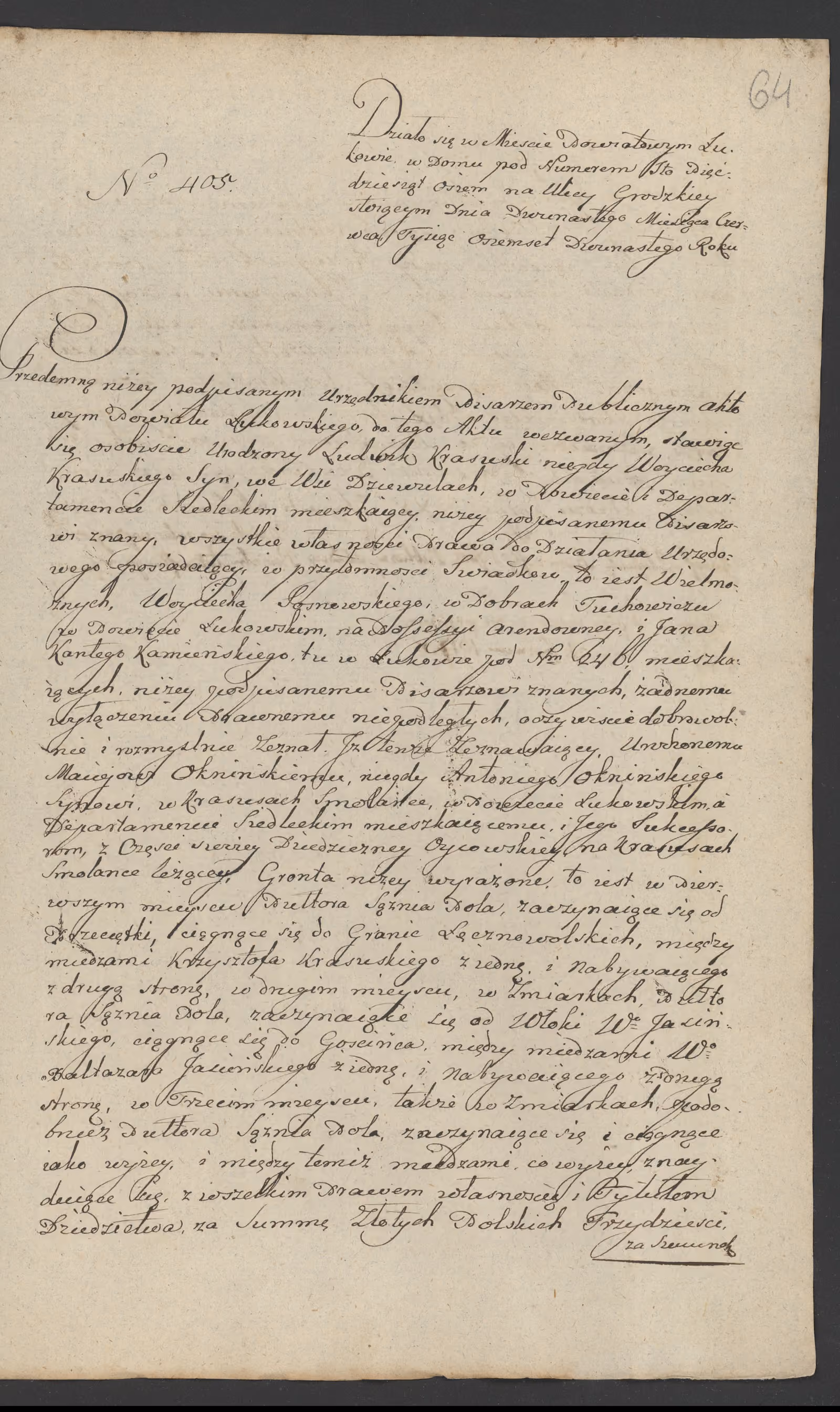 Szaniawski 405/1812, s. 1