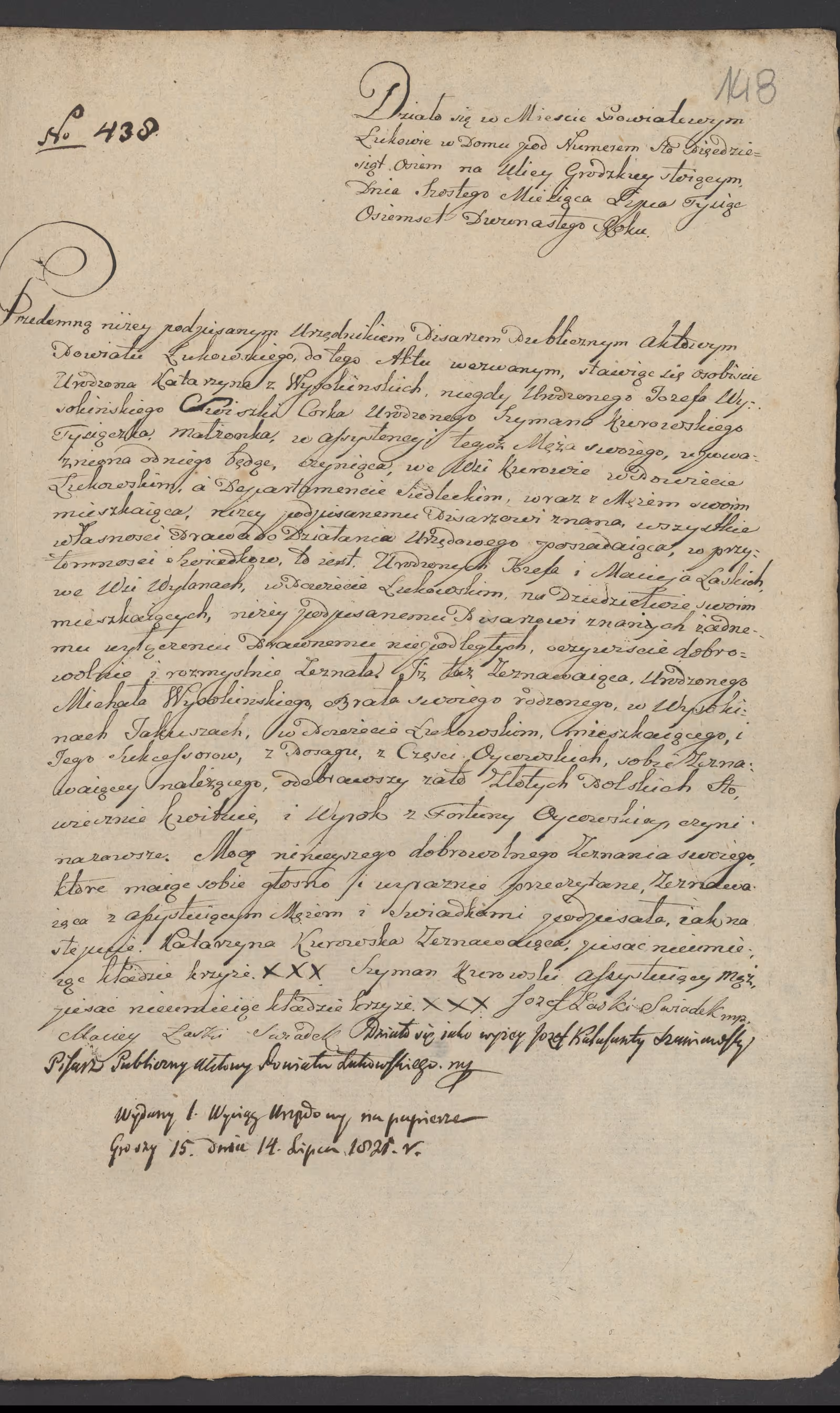 Szaniawski 438/1812, s. 1