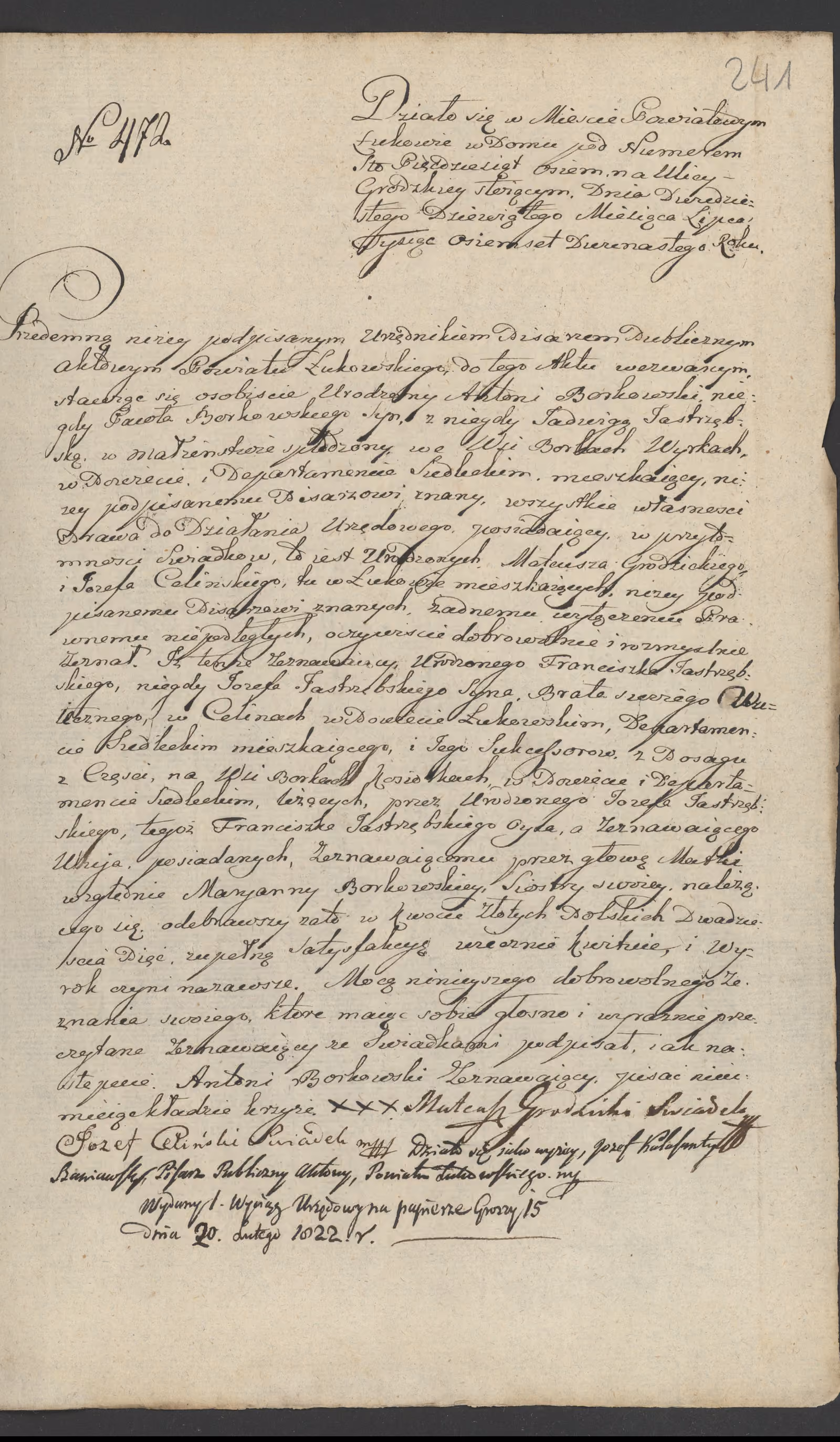 Szaniawski 472/1812, s. 1
