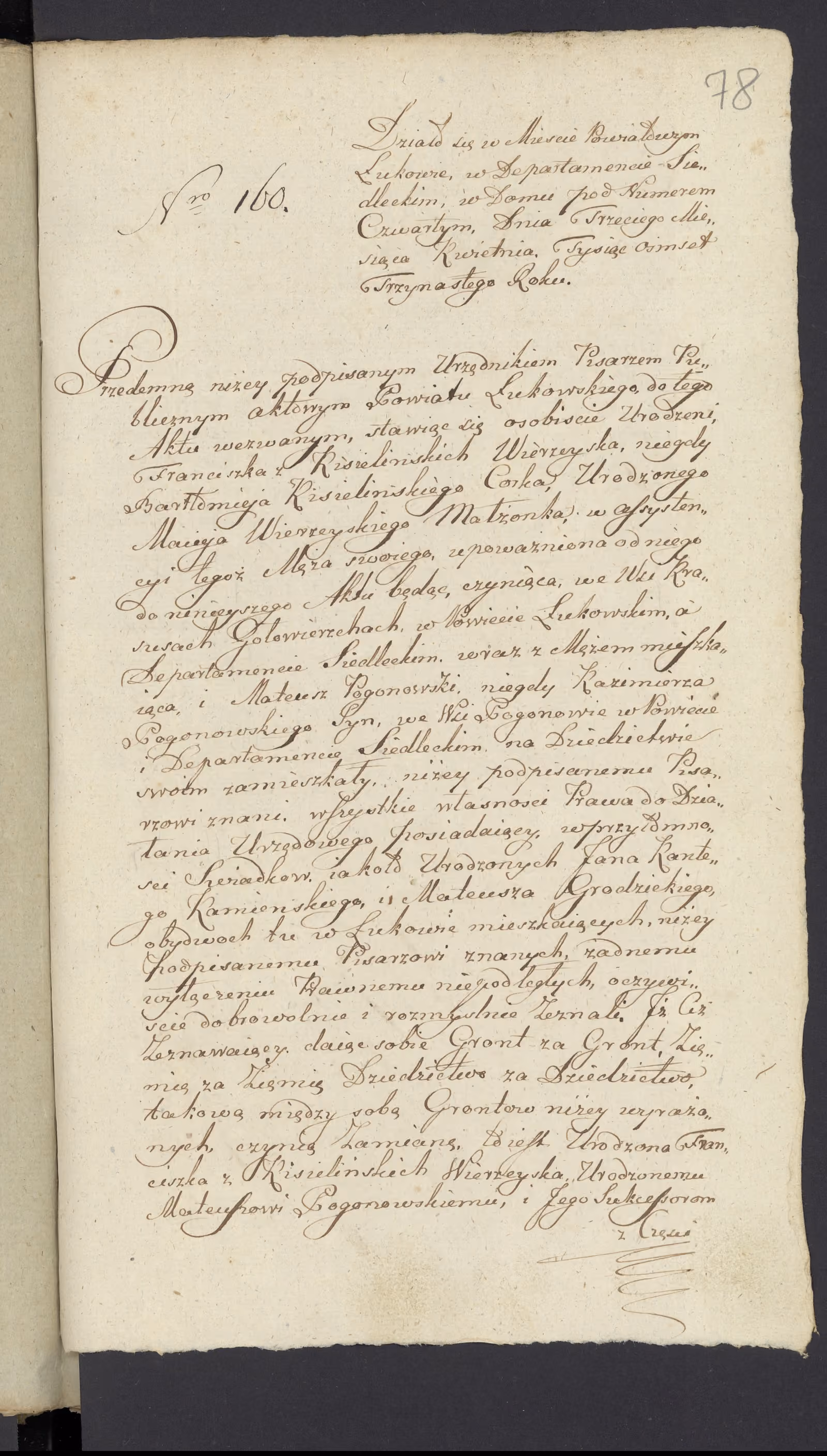 Szaniawski 160/1813, s. 1