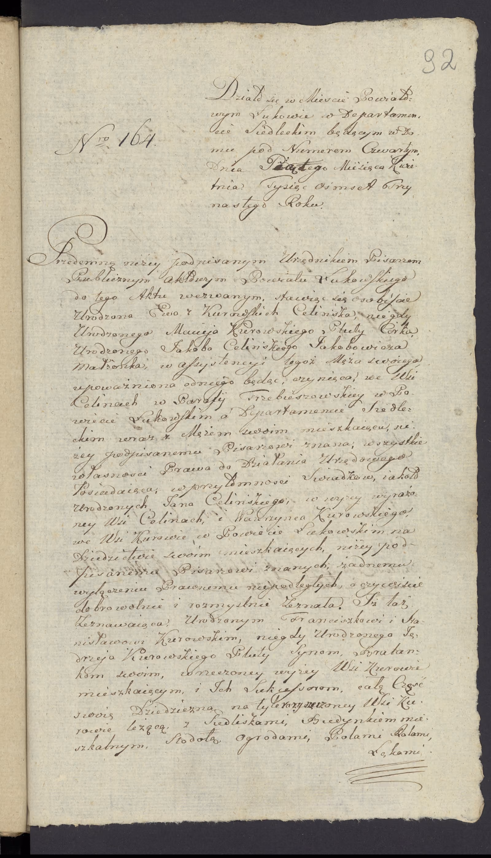 Szaniawski 164/1813, s. 1