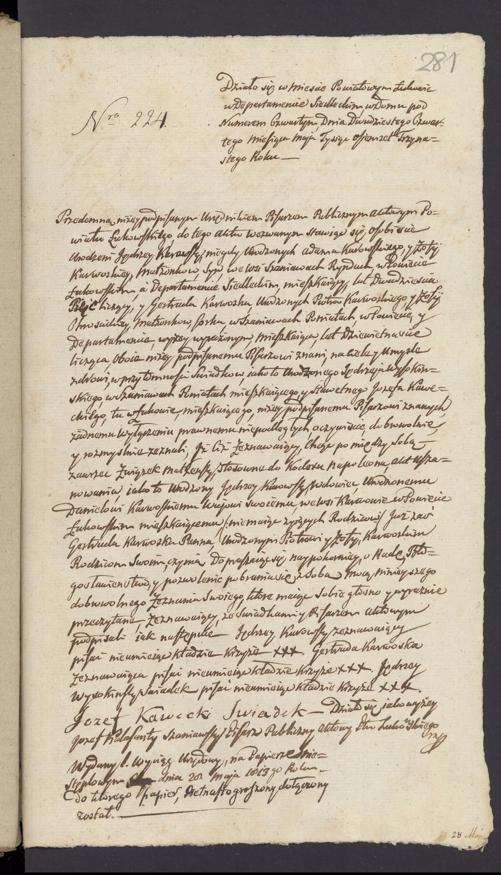 Szaniawski 224/1813, s. 1