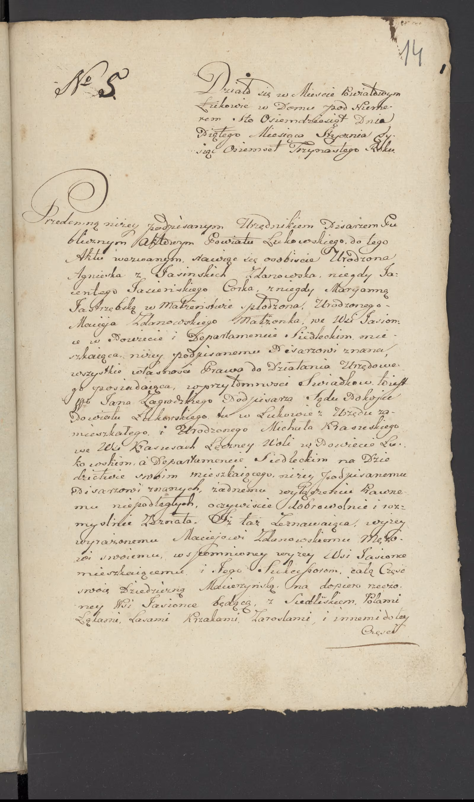 Szaniawski 5/1813, s. 1