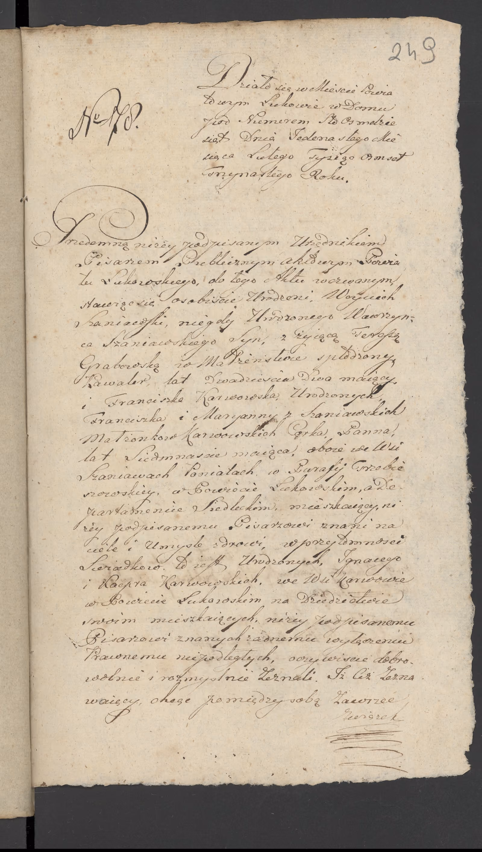 Szaniawski 78/1813, s. 1
