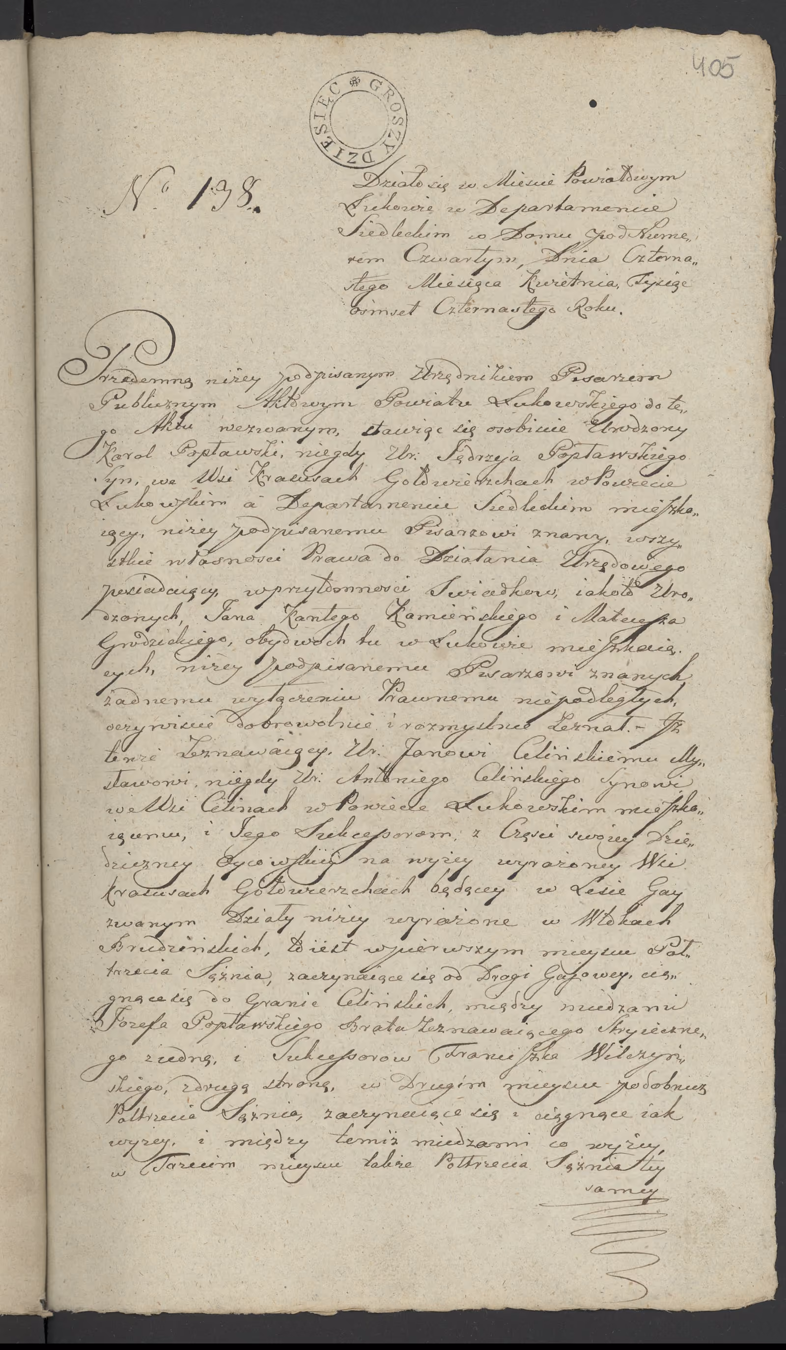 Szaniawski 138/1814, s. 1
