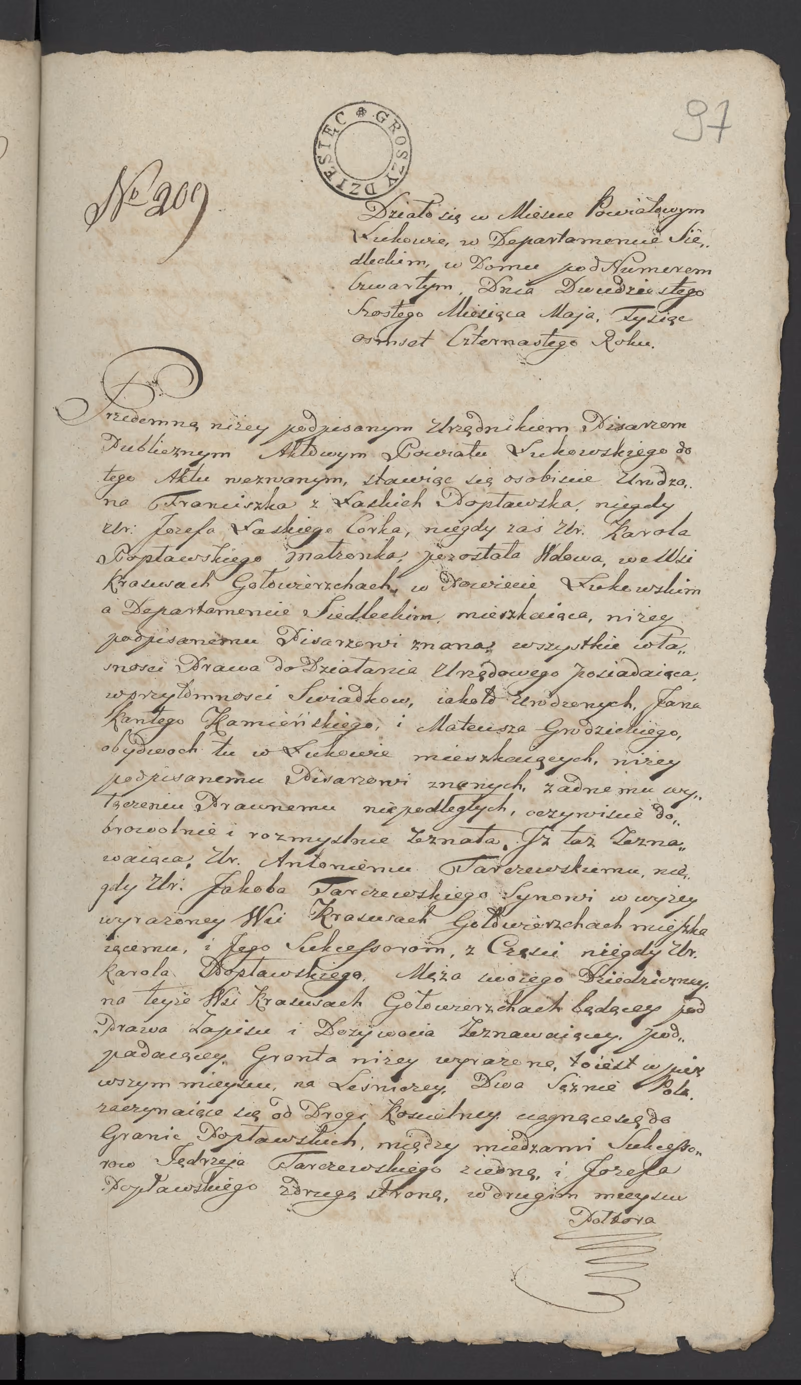 Szaniawski 209/1814, s. 1