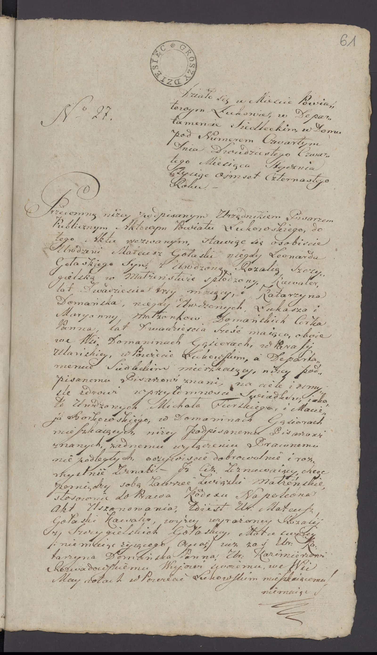 Szaniawski 27/1814, s. 1
