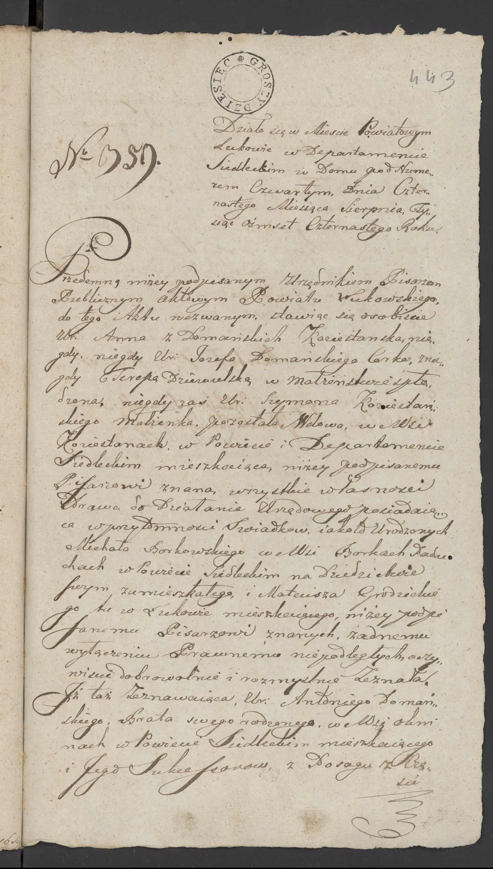 Szaniawski 359/1814, s. 1