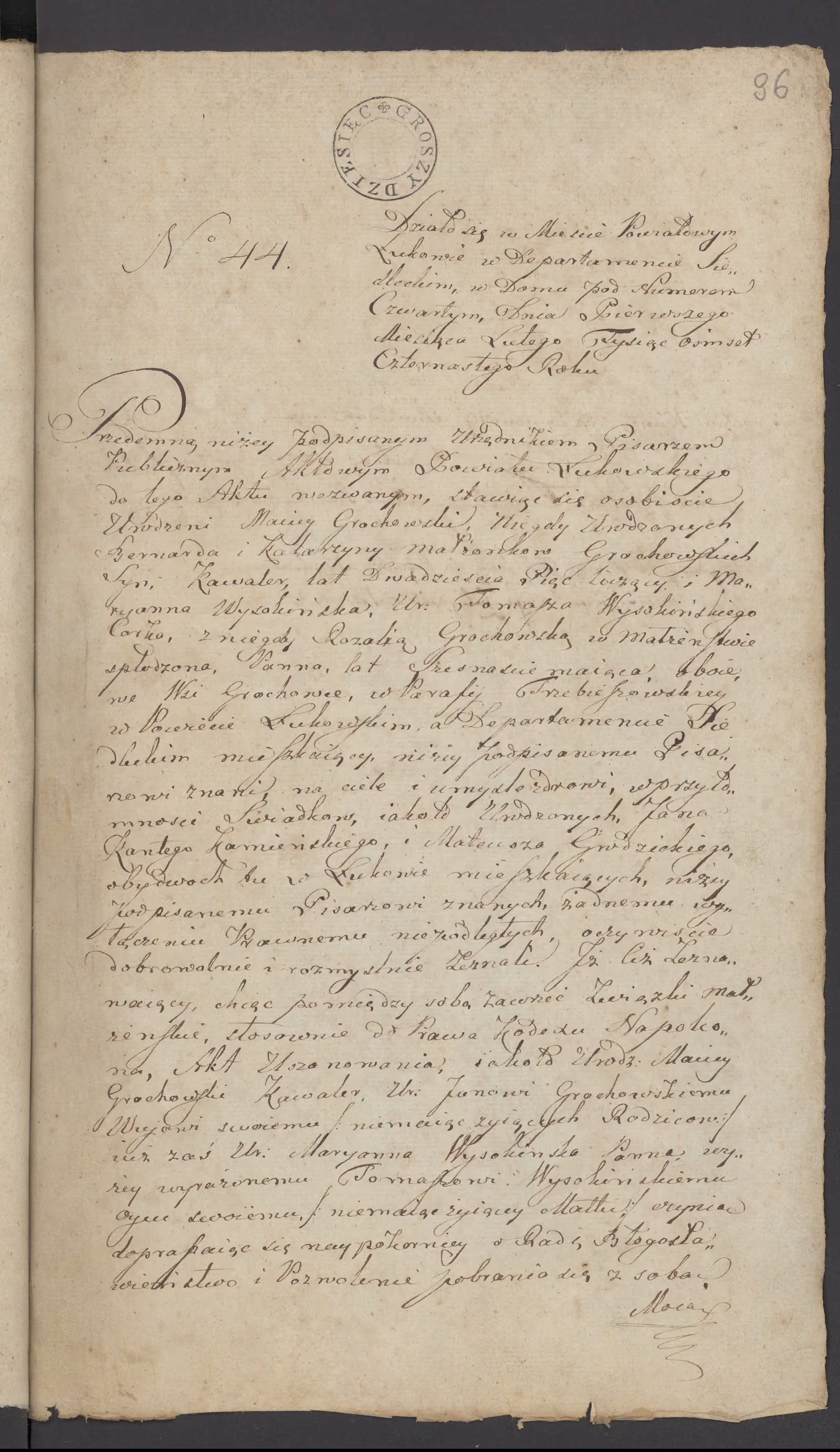 Szaniawski 44/1814, s. 1
