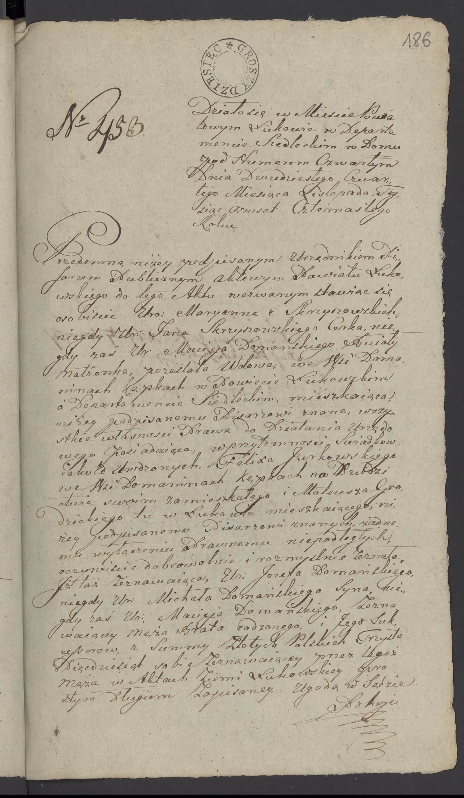 Szaniawski 453/1814, s. 1