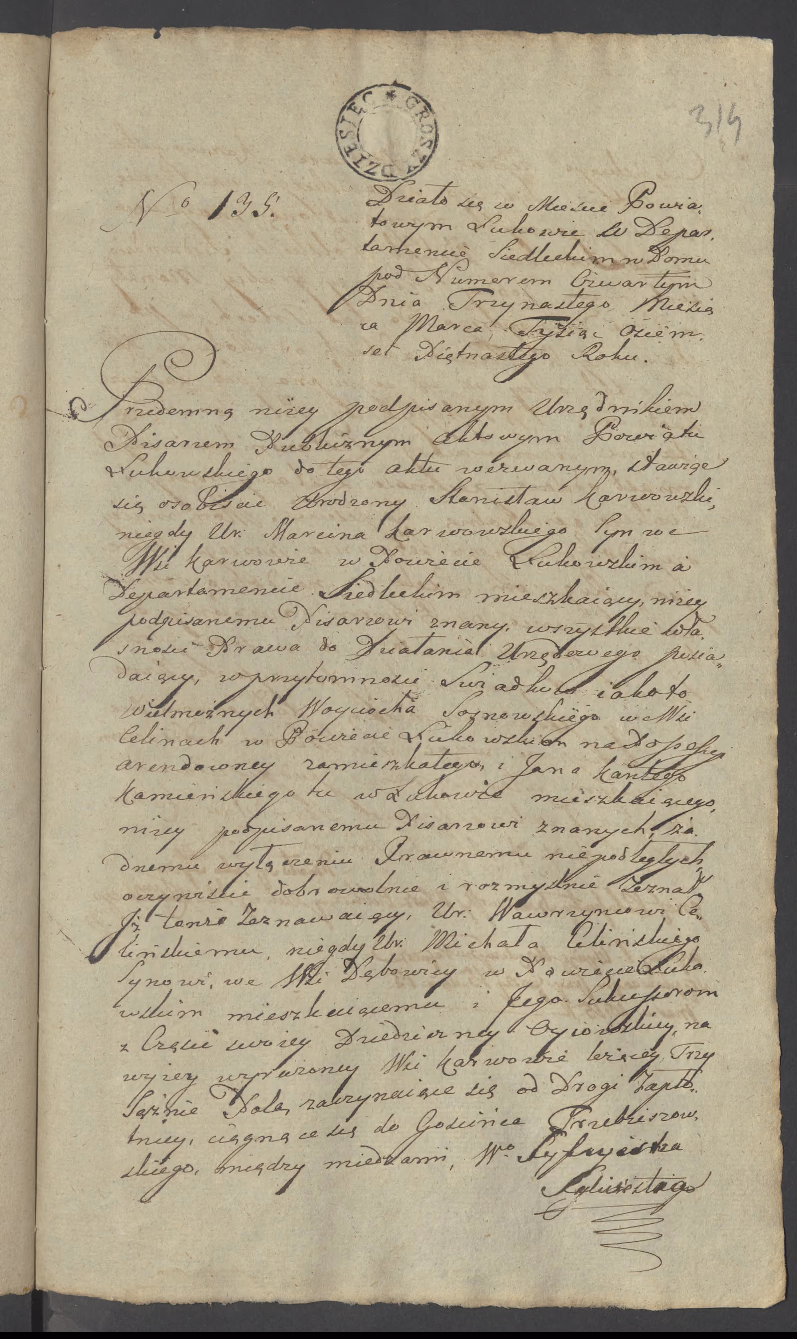 Szaniawski 135/1815, s. 1
