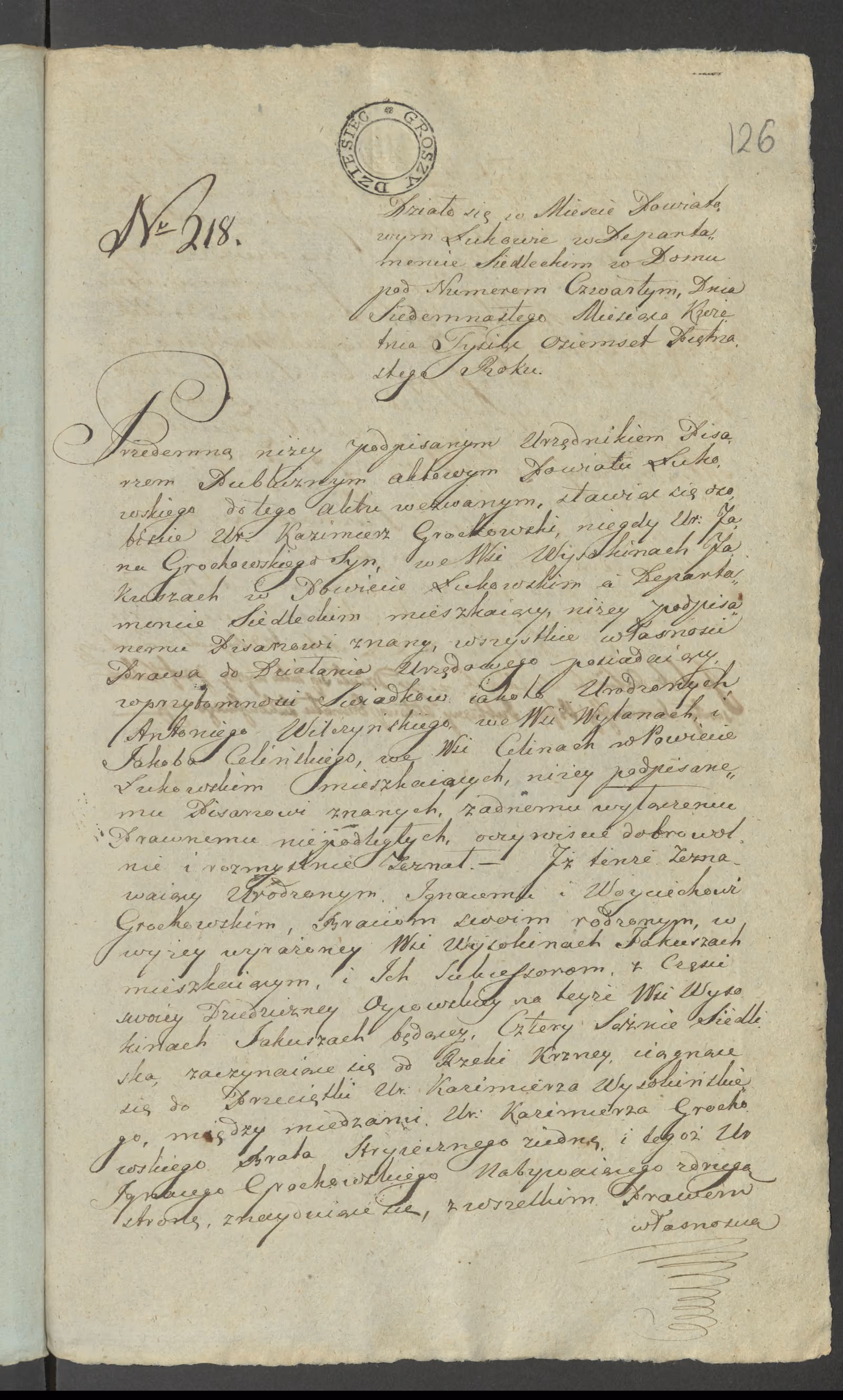 Szaniawski 218/1815, s. 1
