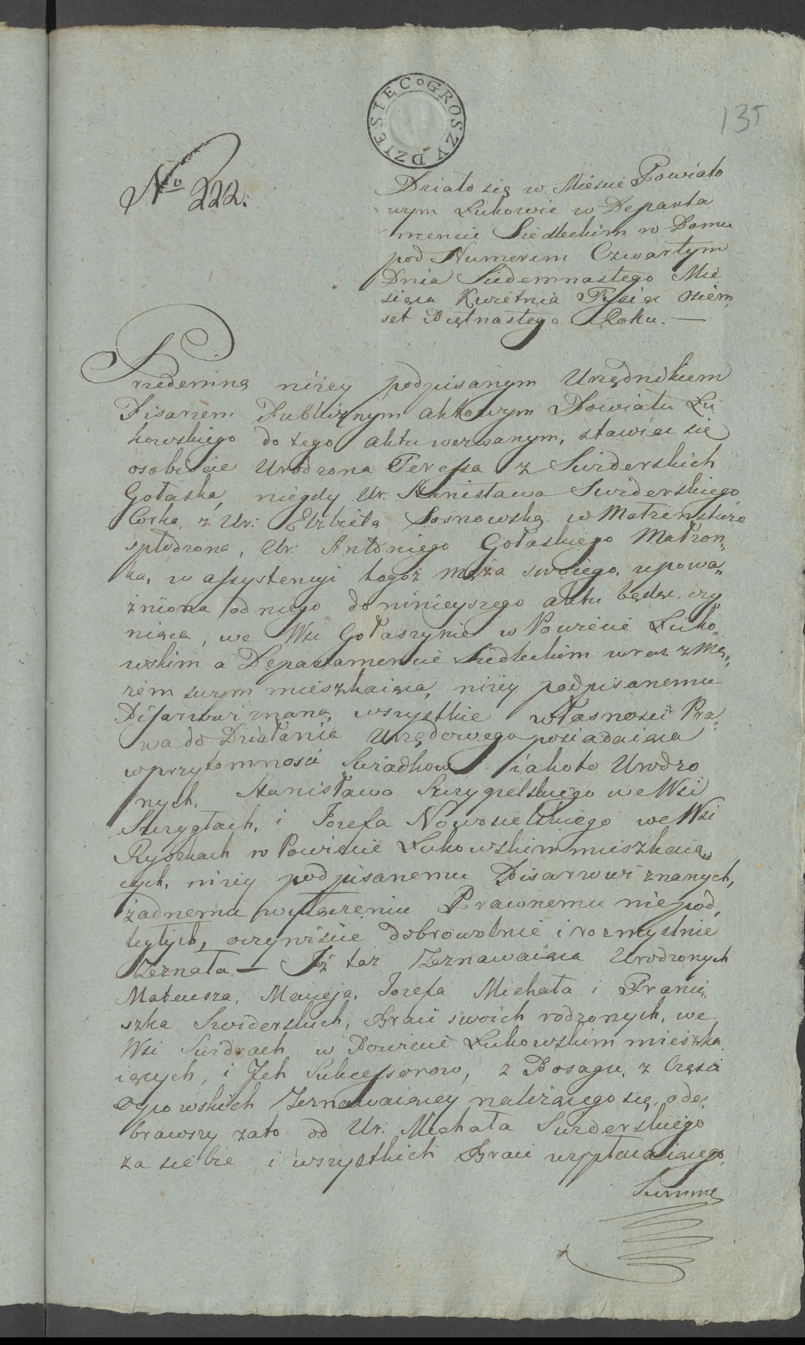 Szaniawski 222/1815, s. 1
