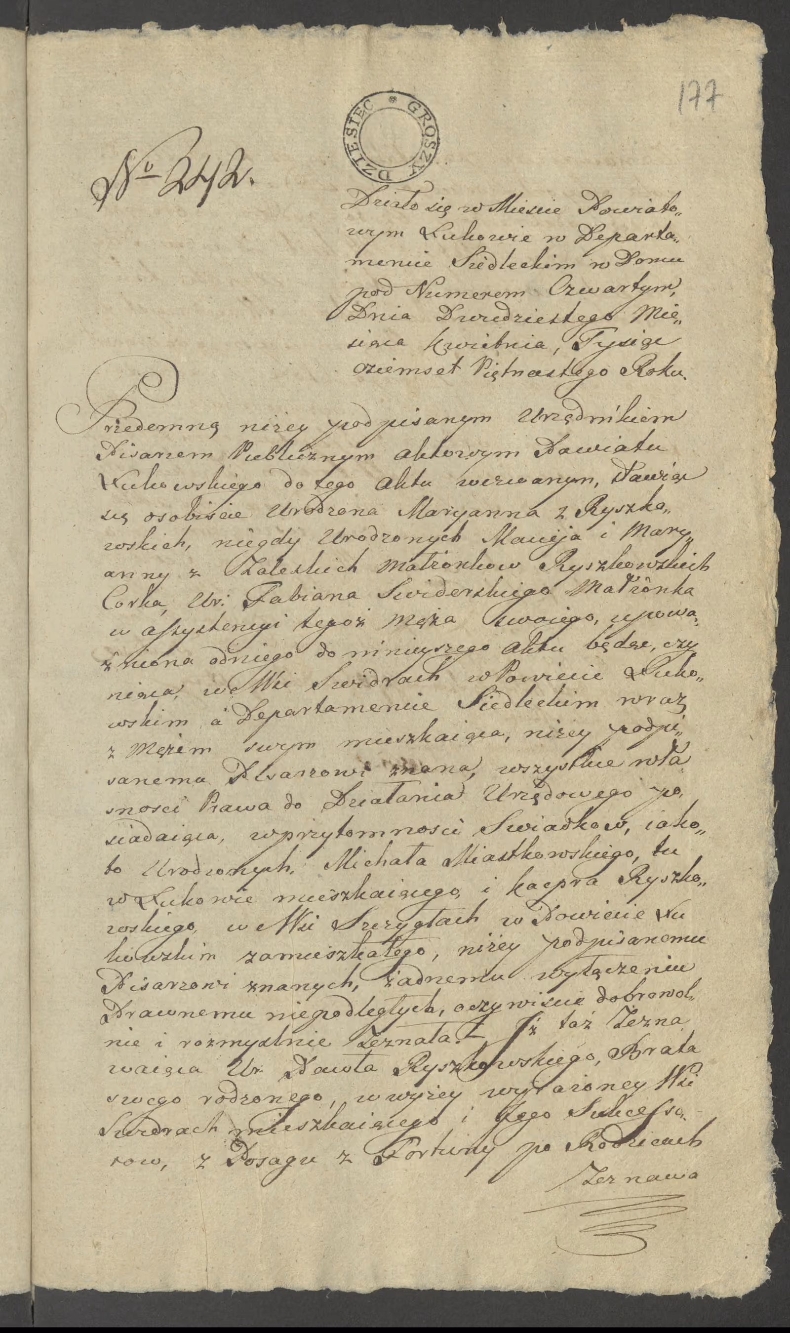 Szaniawski 242/1815, s. 1