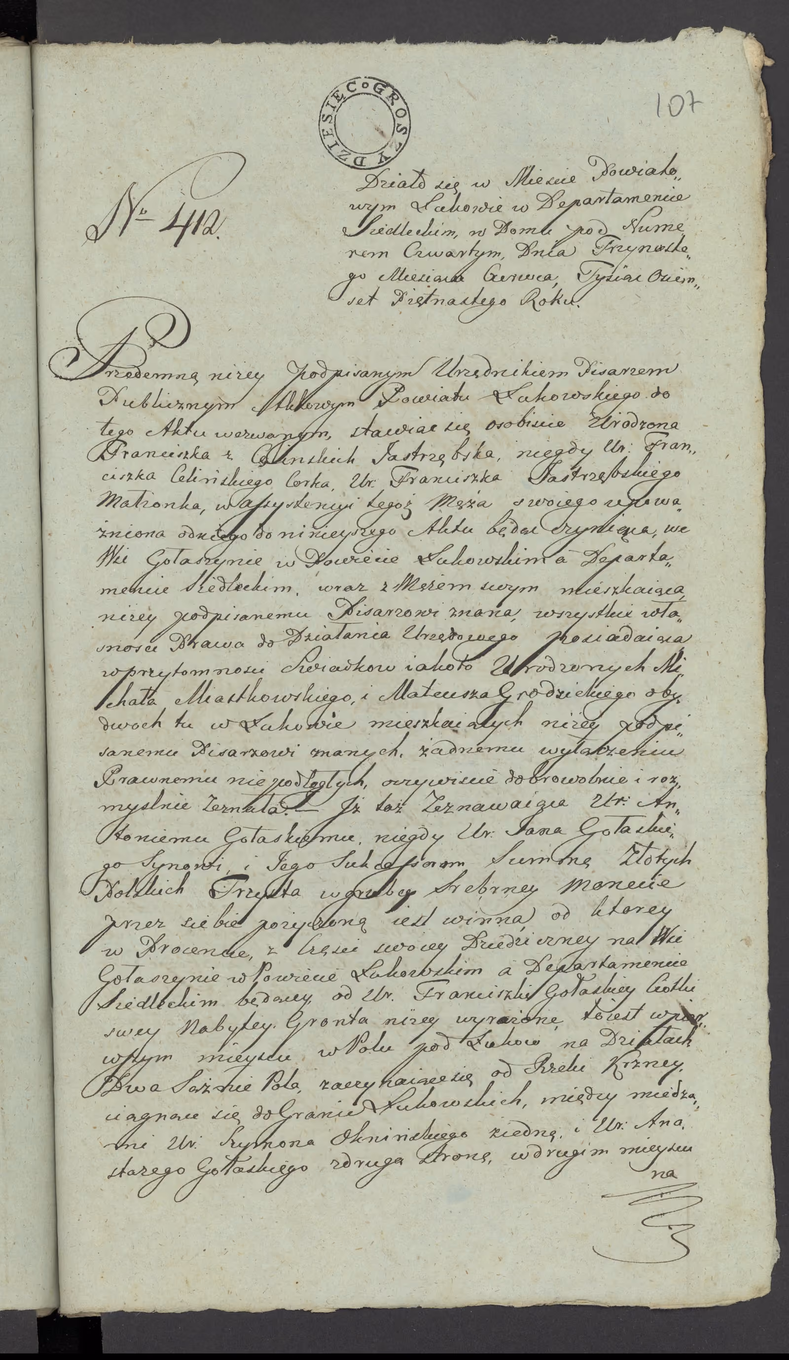 Szaniawski 412/1815, s. 1