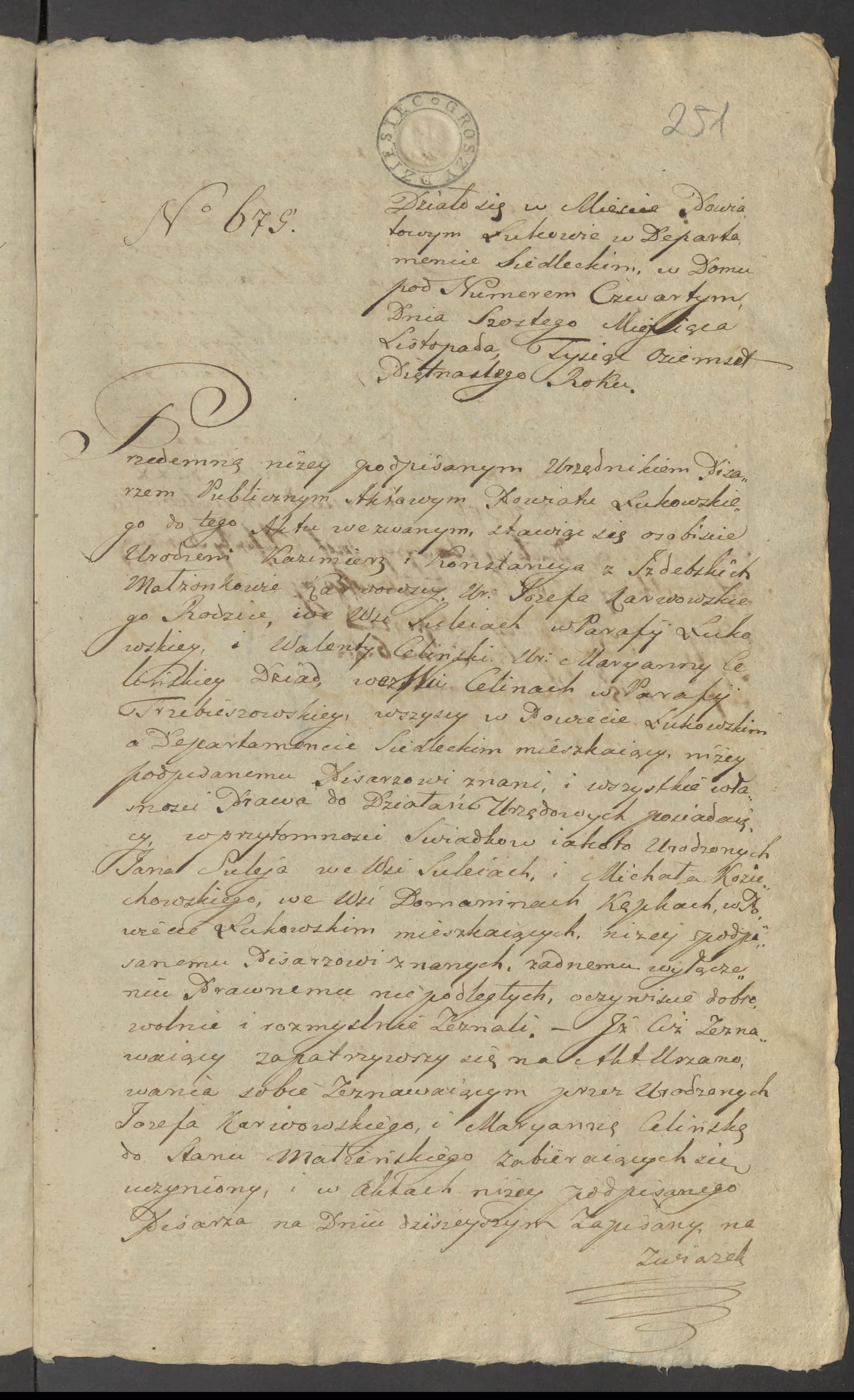 Szaniawski 675/1815, s. 1